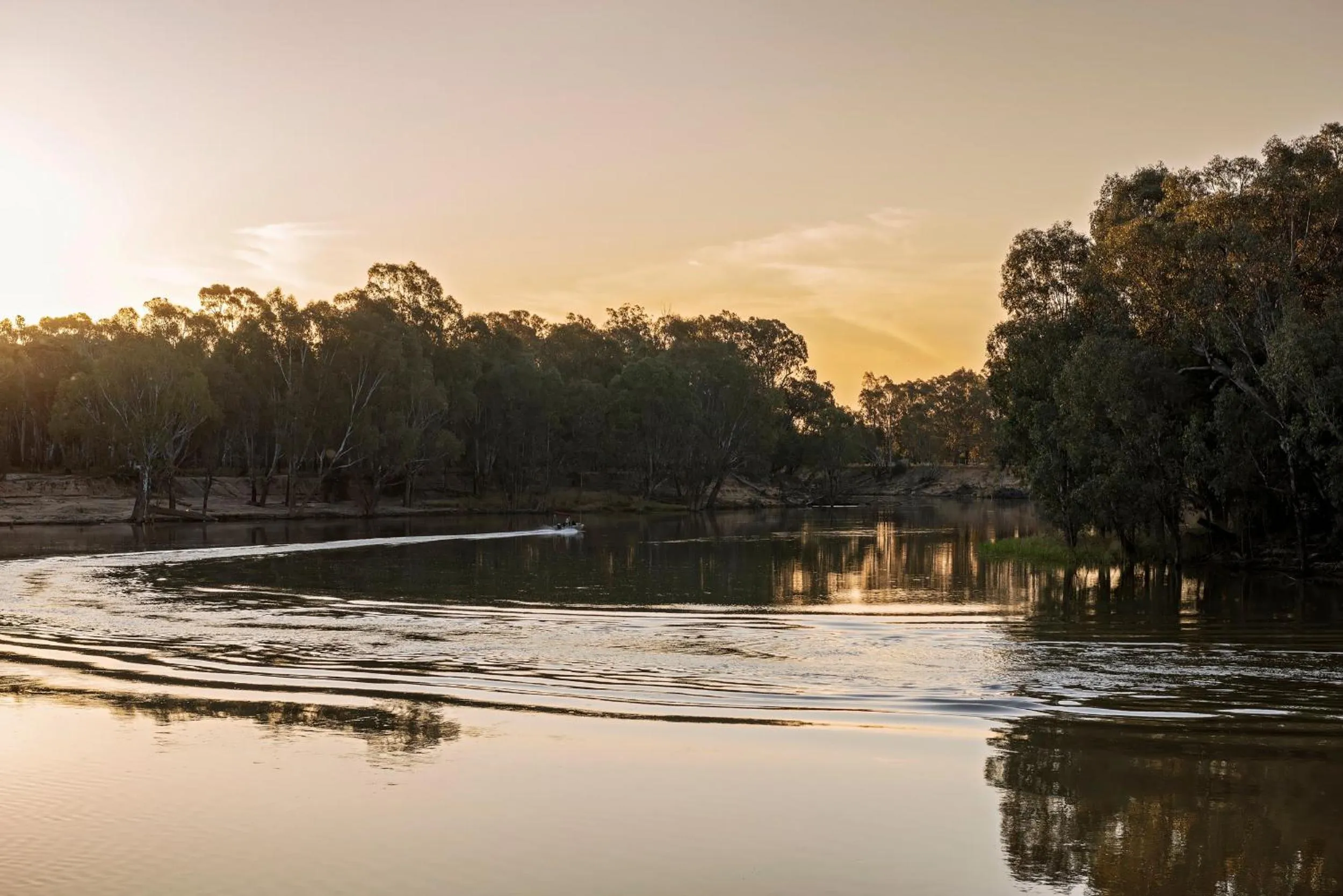 Natural landscape in Discovery Parks - Echuca
