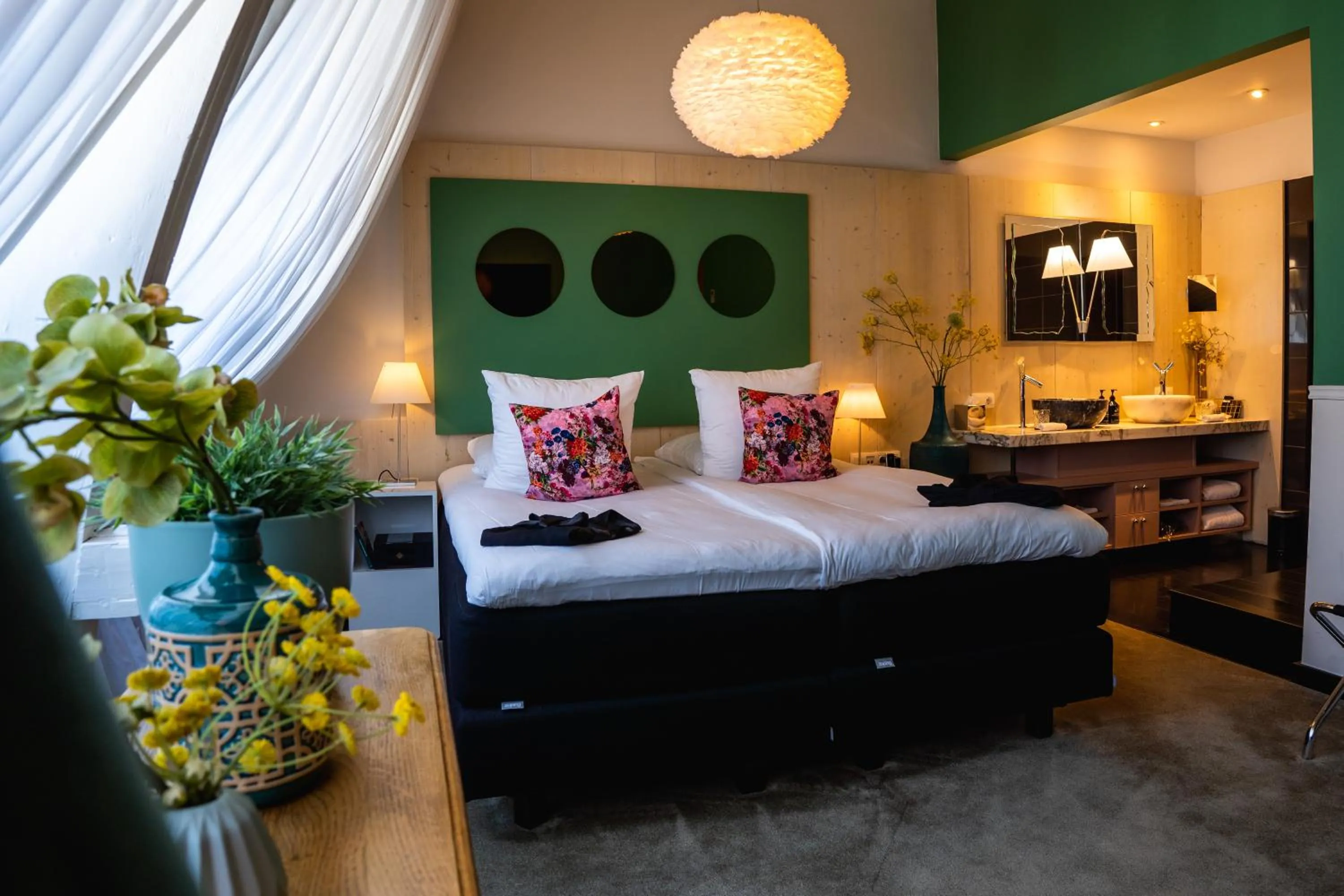 Bed in Librije's Hotel