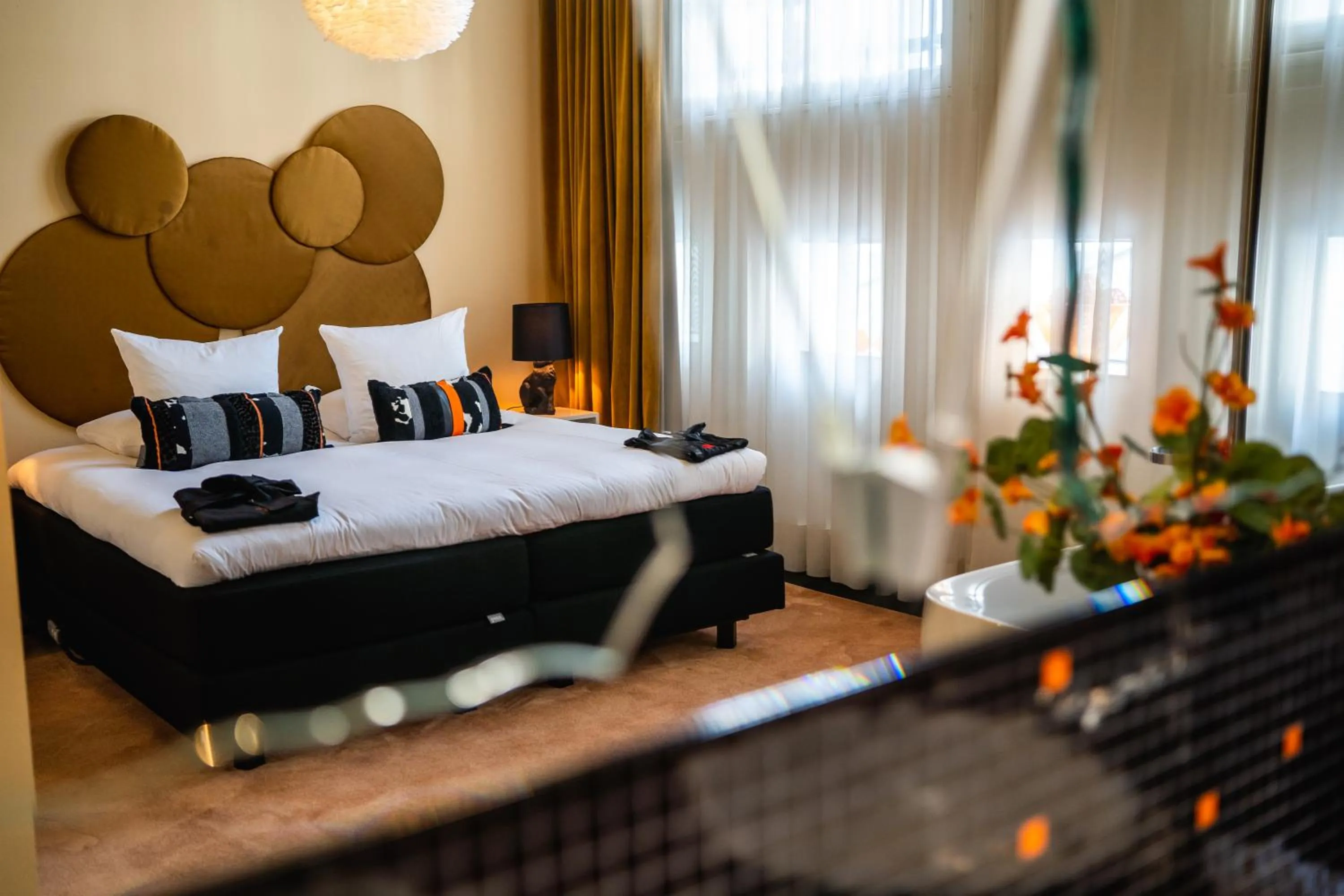 Bed in Librije's Hotel