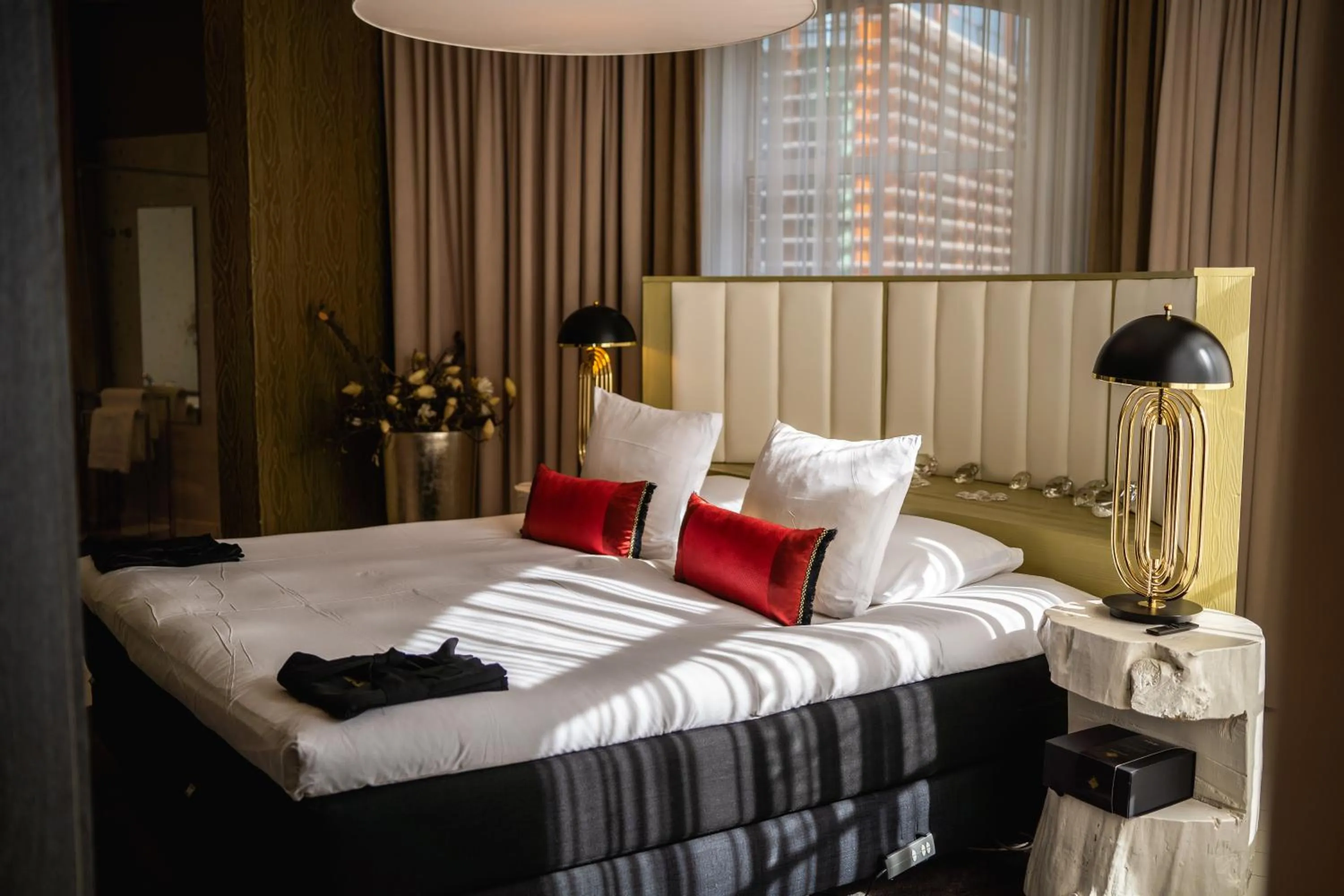 Bed in Librije's Hotel