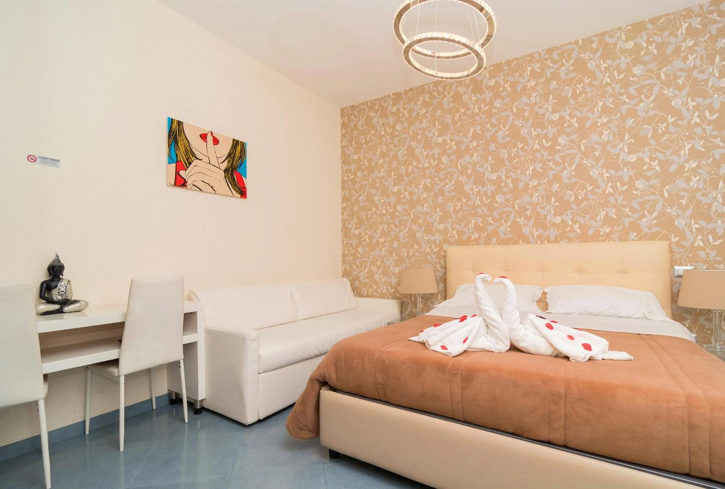 Bed in Guest House Emily Suites Sorrento