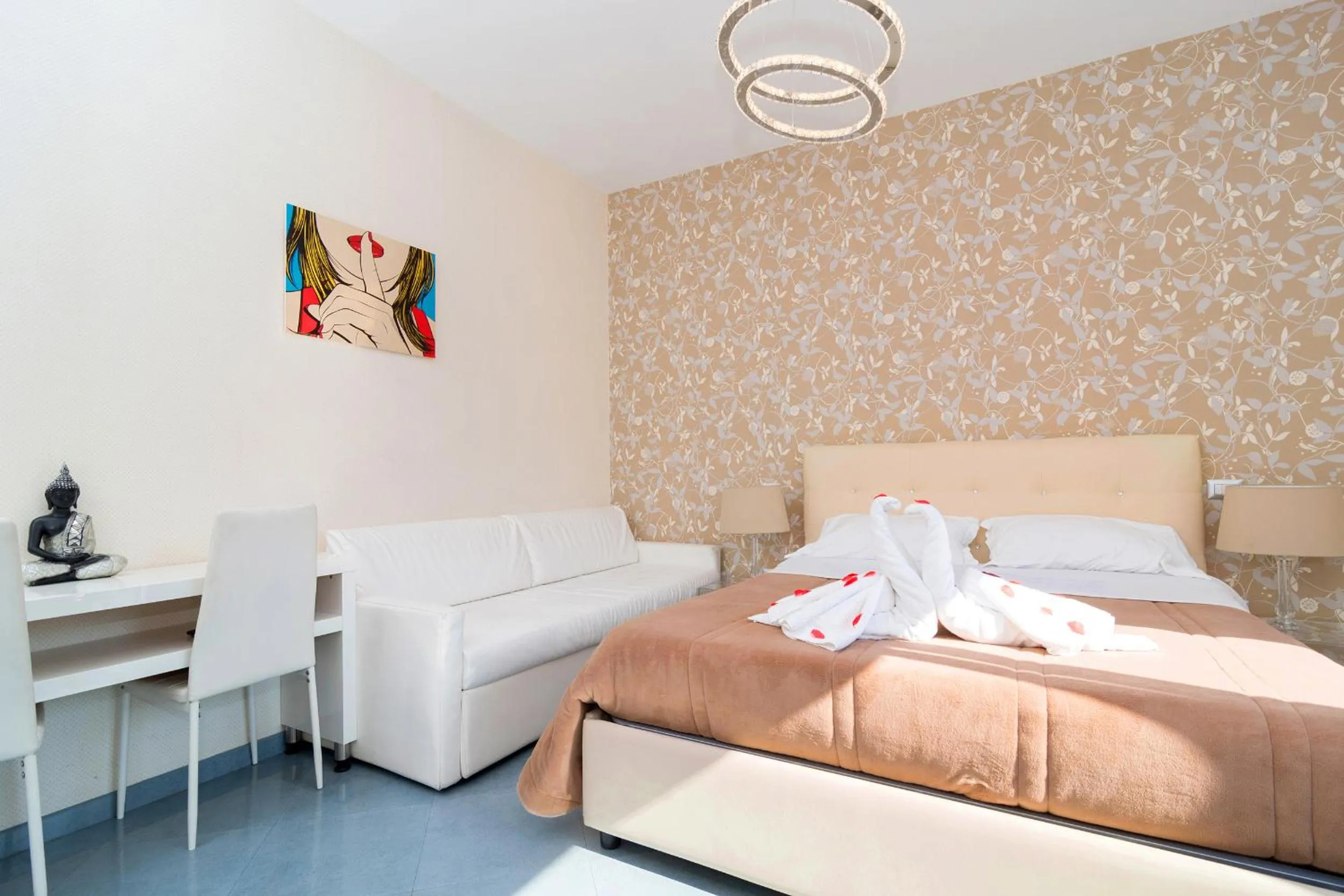 Bed in Guest House Emily Suites Sorrento