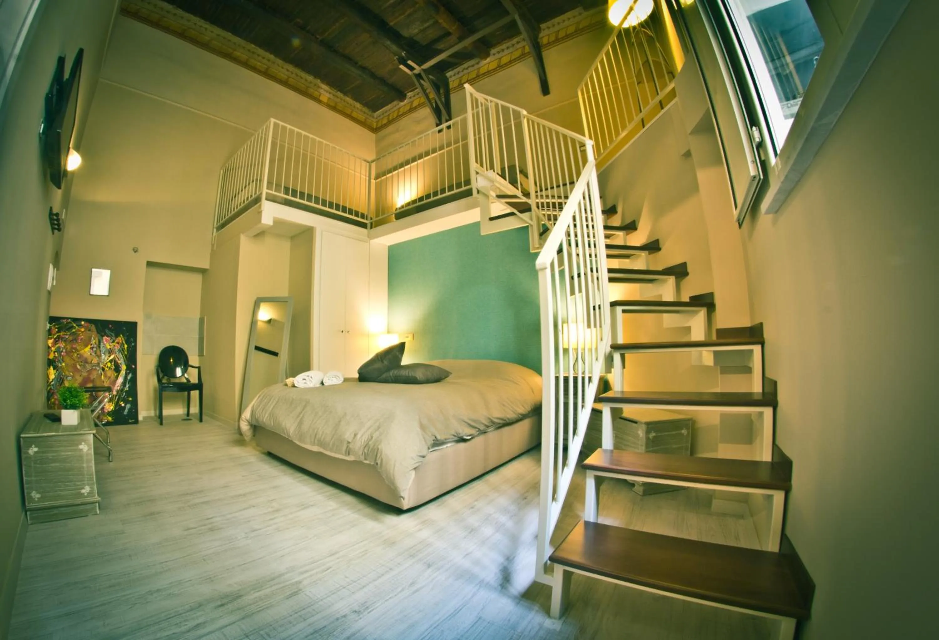 Photo of the whole room, Bed in I Visconti