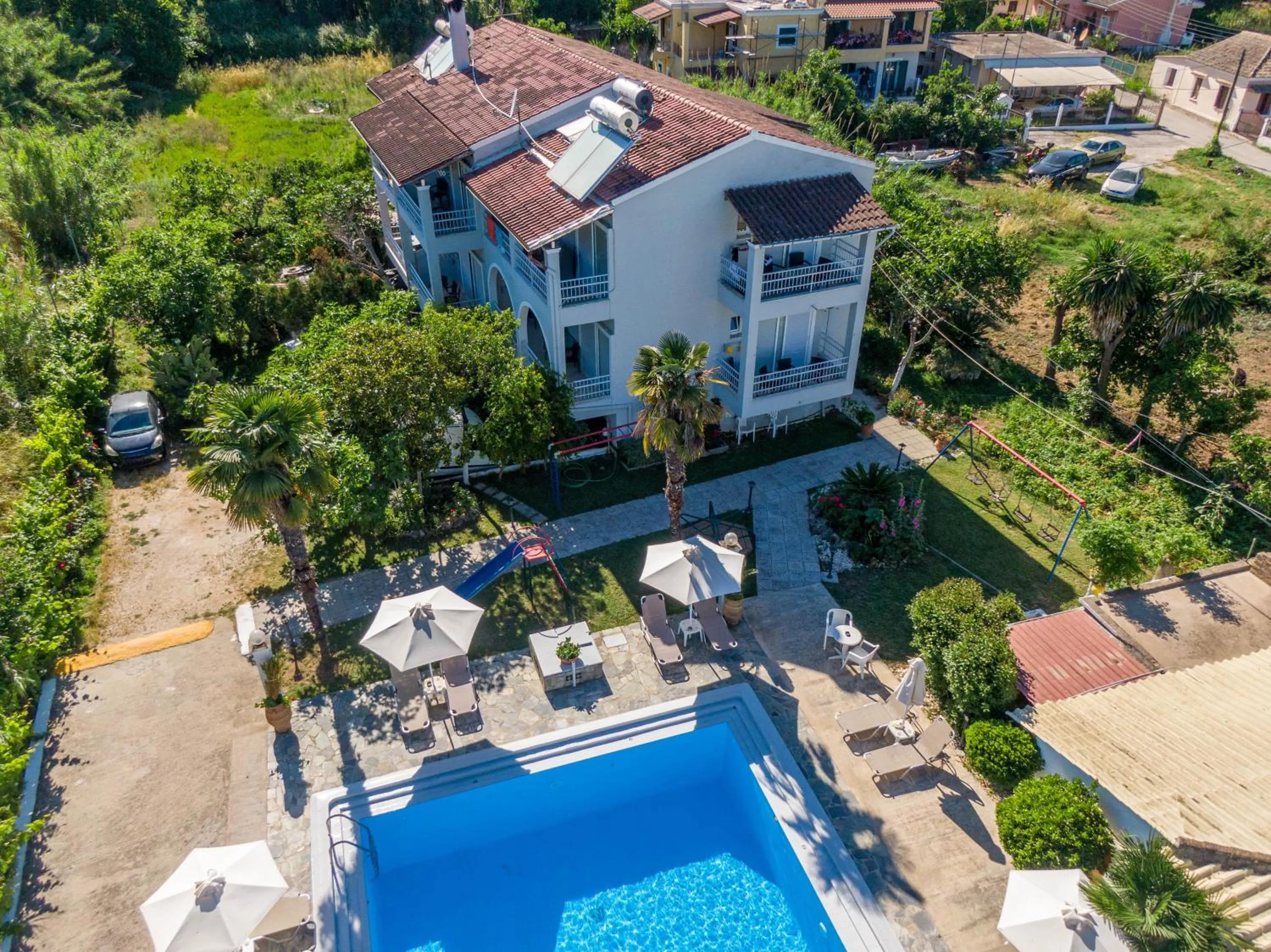 Bird's eye view in Angela Hotel & Apartments