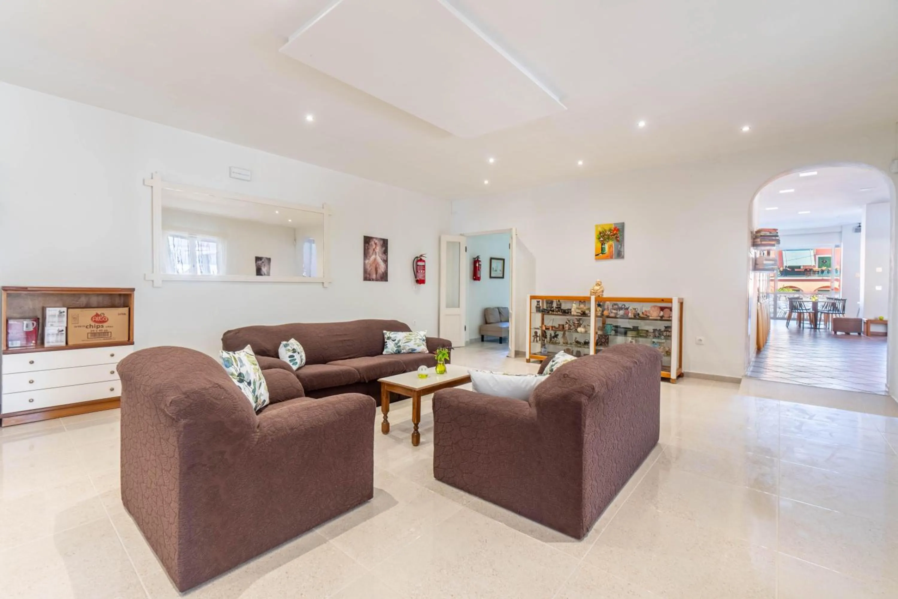 Lobby or reception in Angela Hotel & Apartments