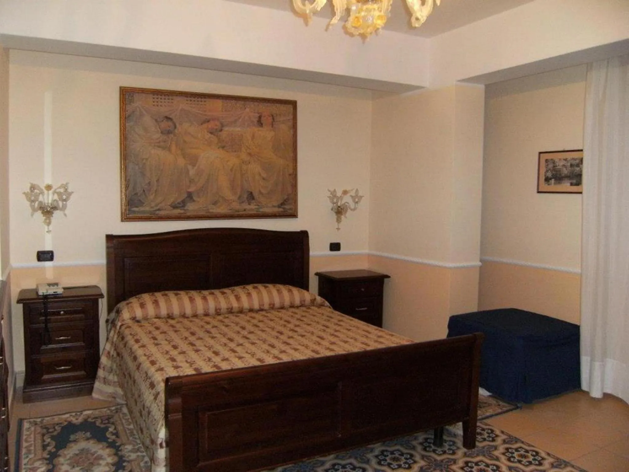 Bed in Hotel U' Bais