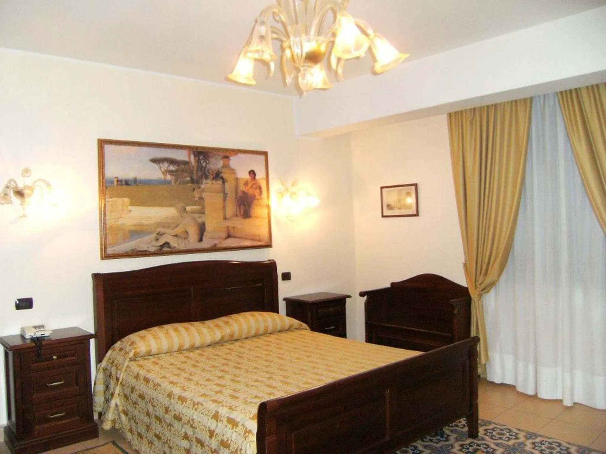 Bed in Hotel U' Bais