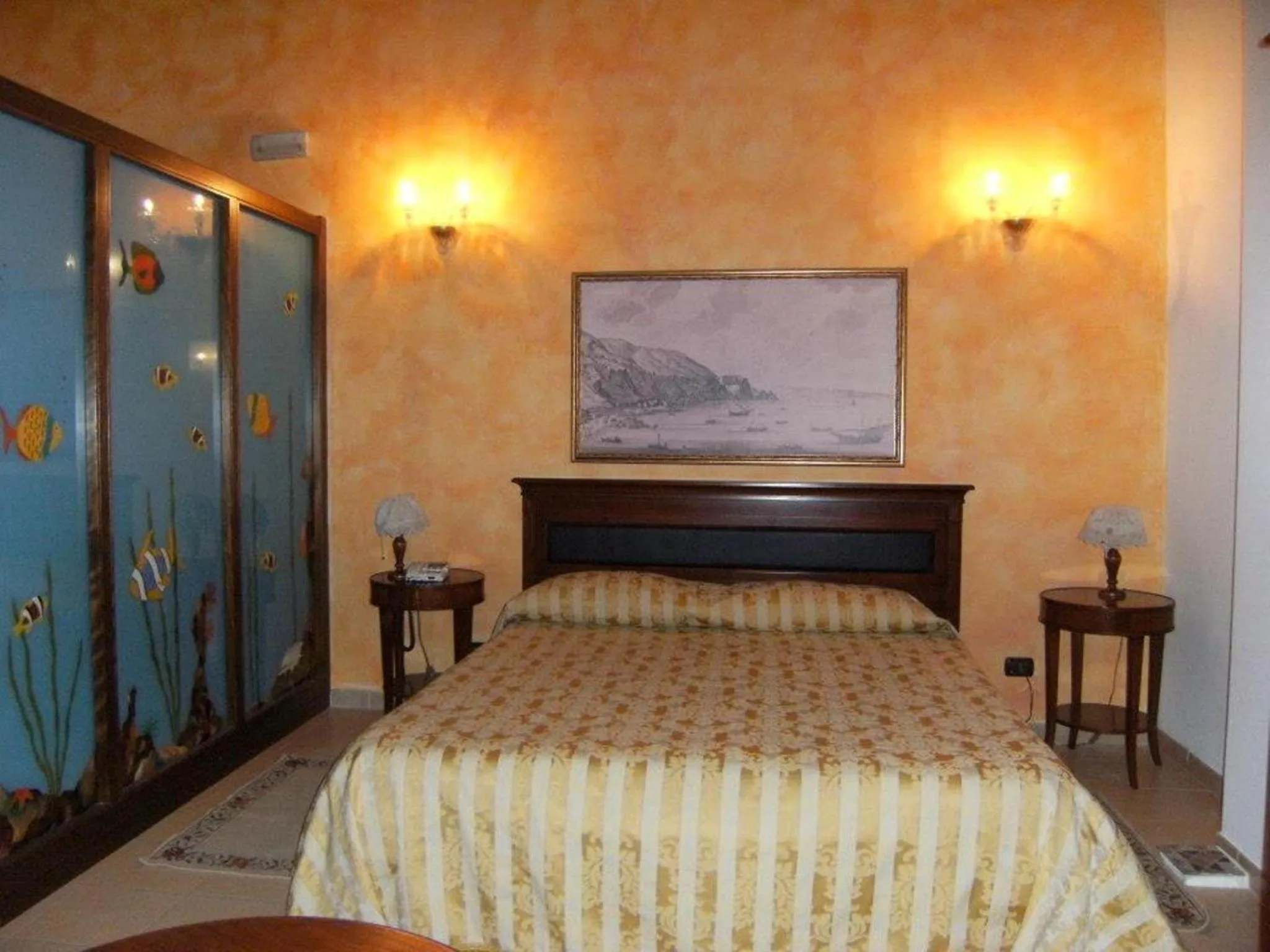 Bed in Hotel U' Bais