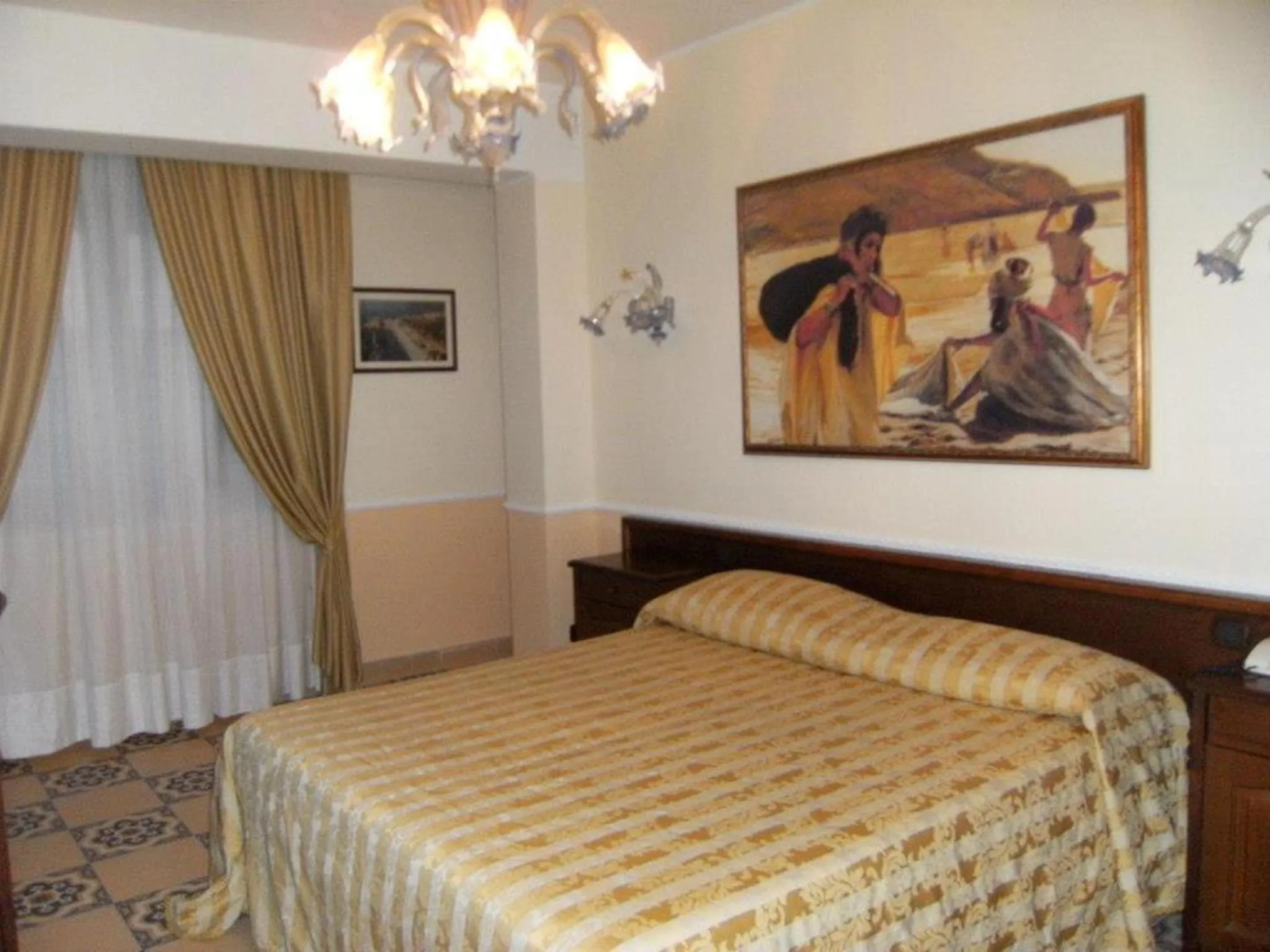 Bed in Hotel U' Bais