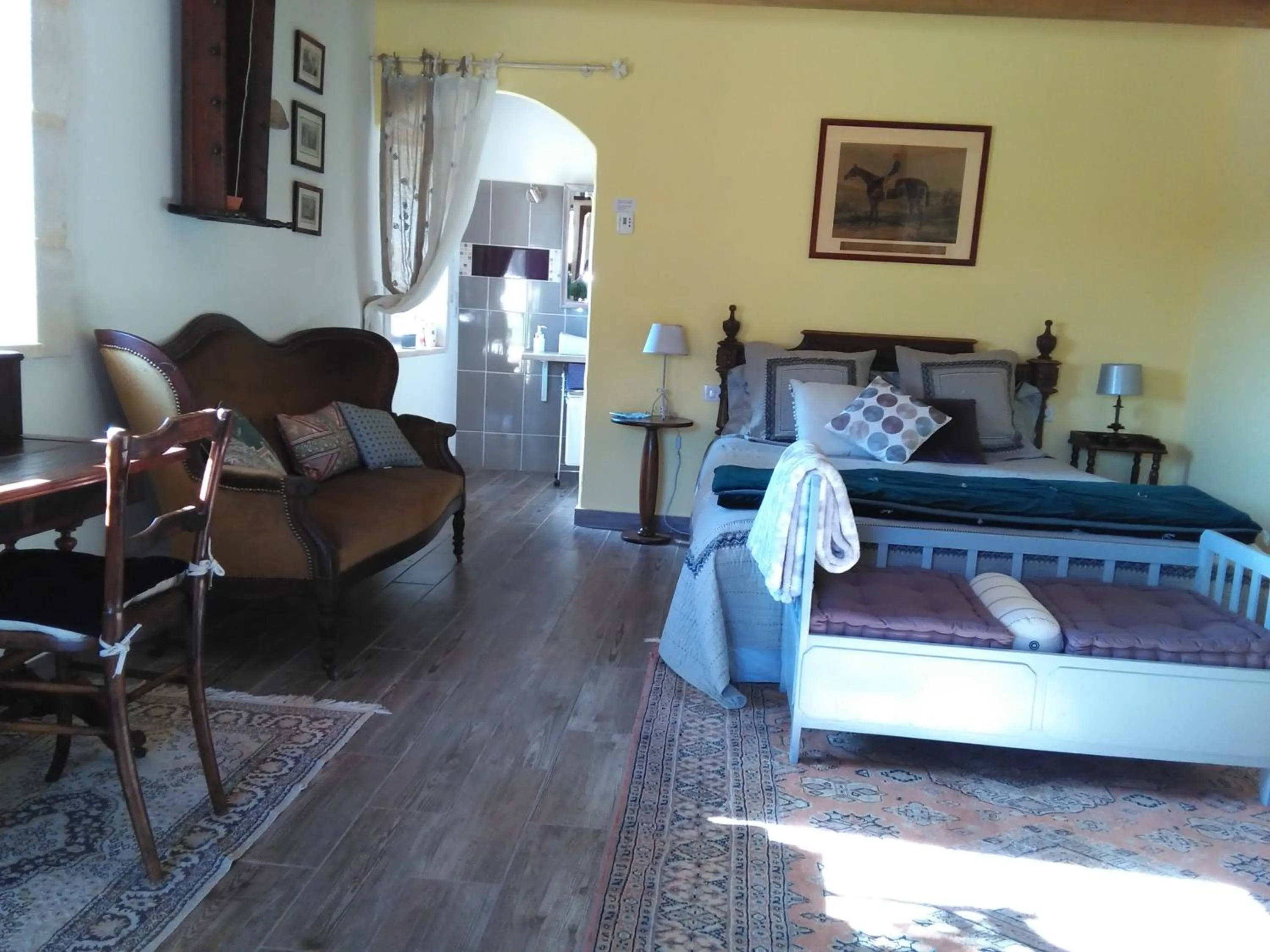 Bed in Bergerie de Lagarrigue