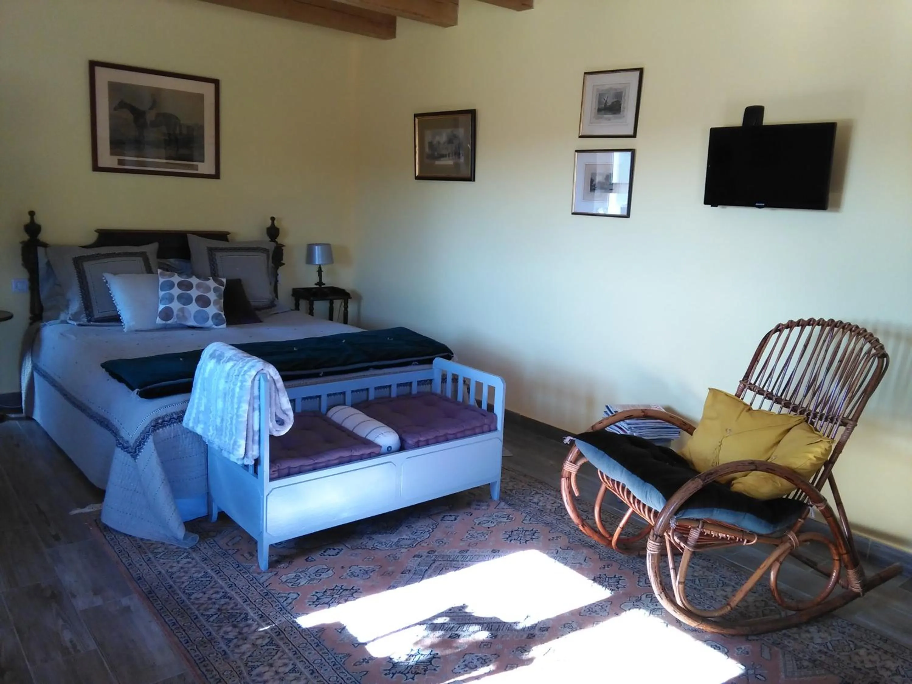 Bed in Bergerie de Lagarrigue