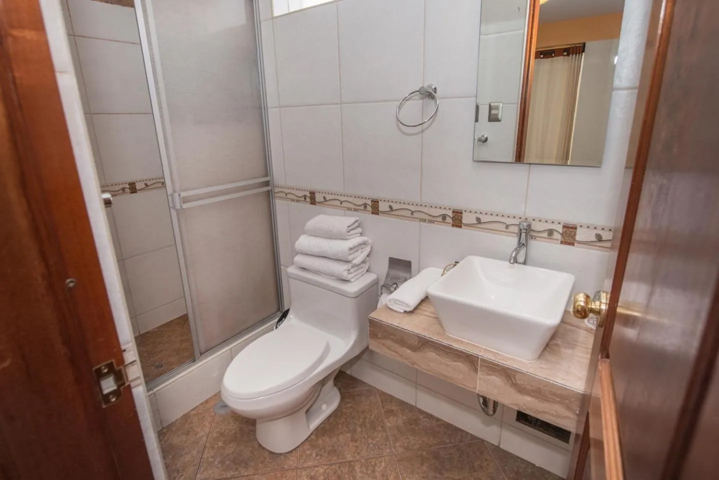 Bathroom in Cusco Hotel Cascada del Inka