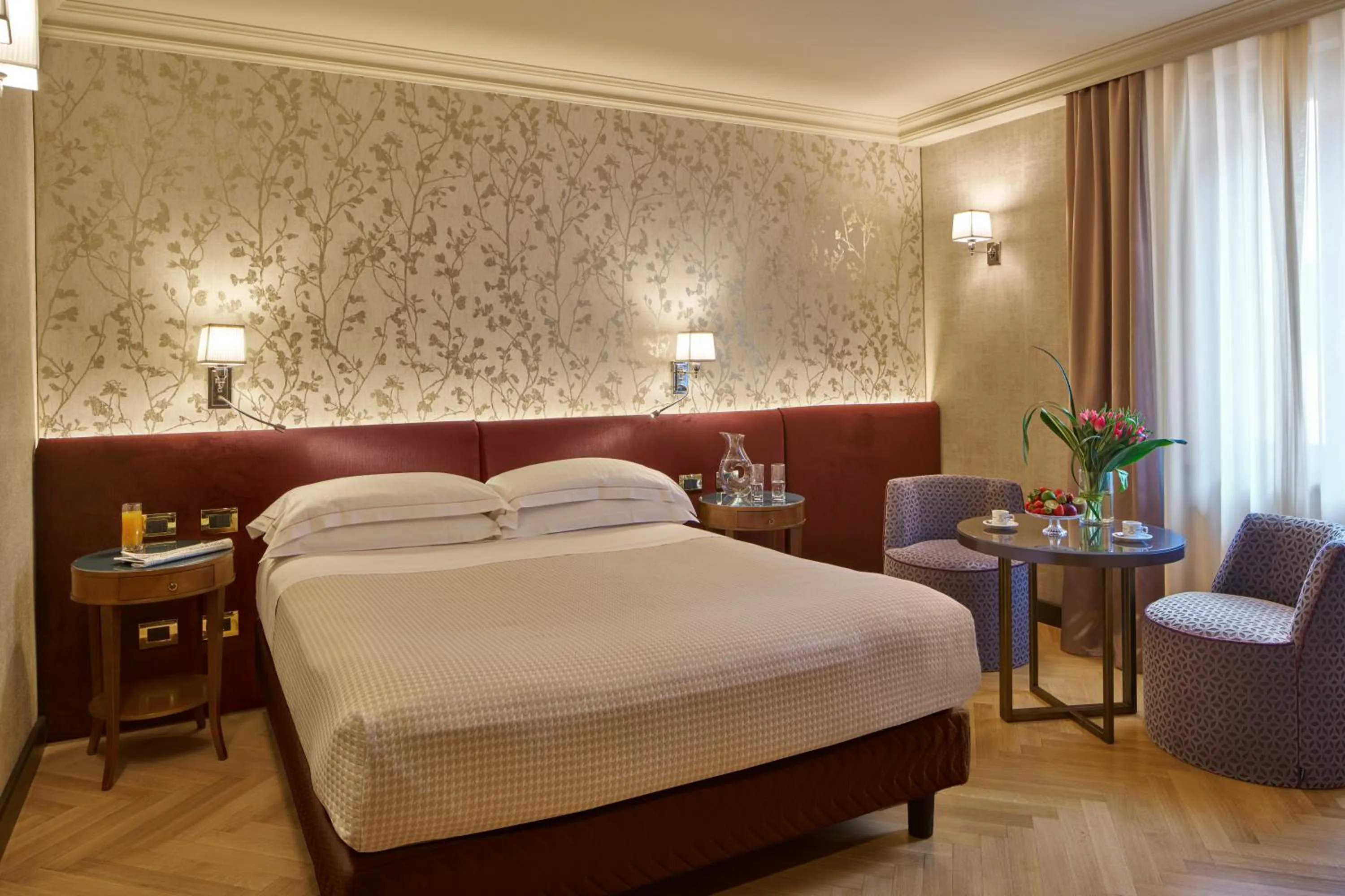 Bed in Hotel Accademia