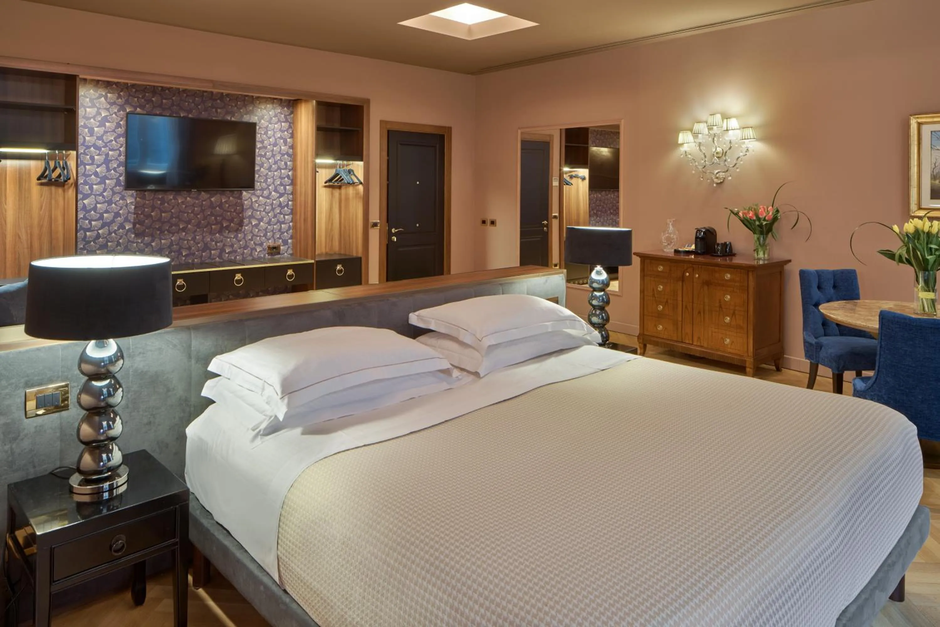 Bed in Hotel Accademia