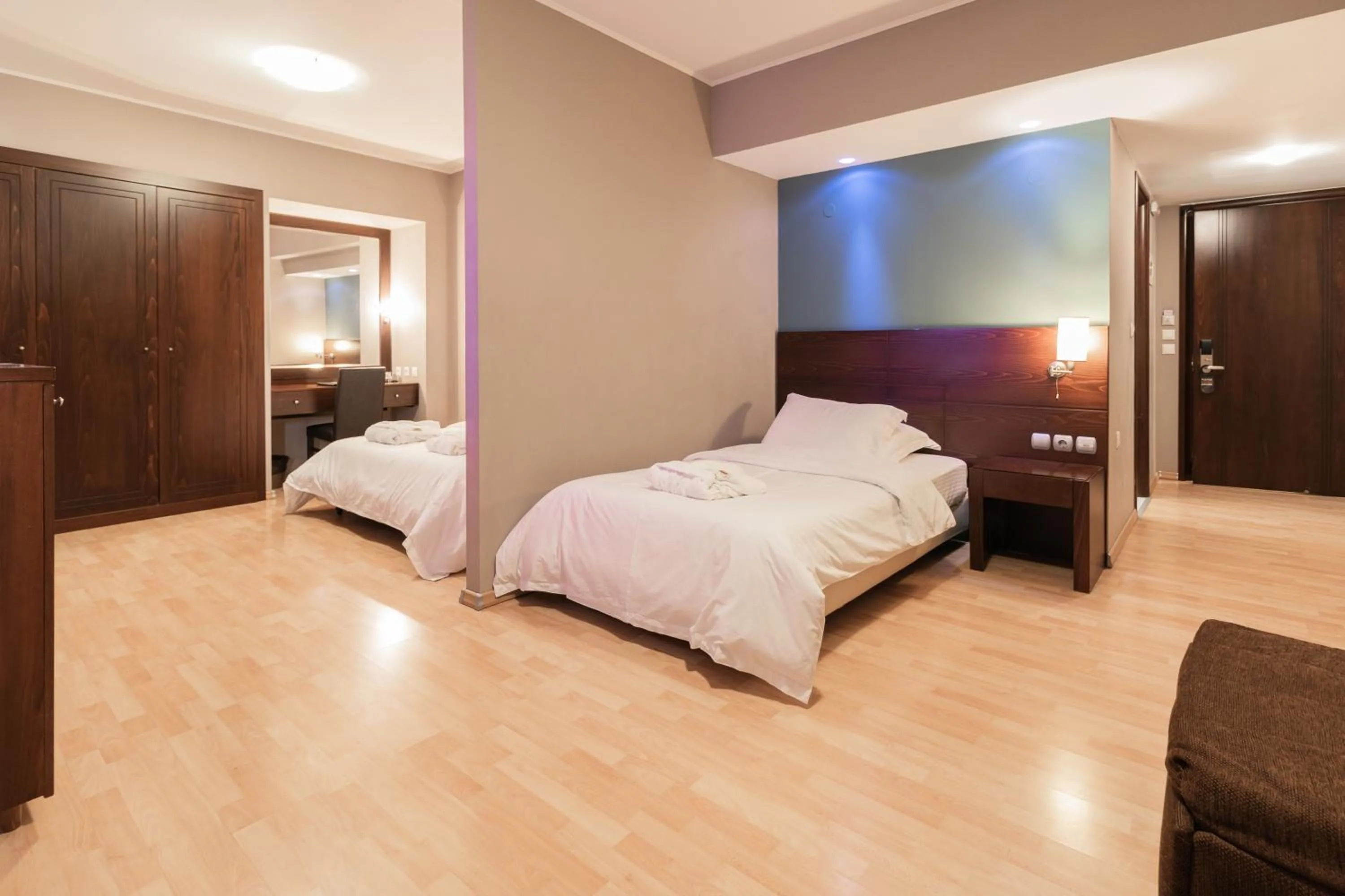 Bed in Flisvos Hotel Nafpaktos