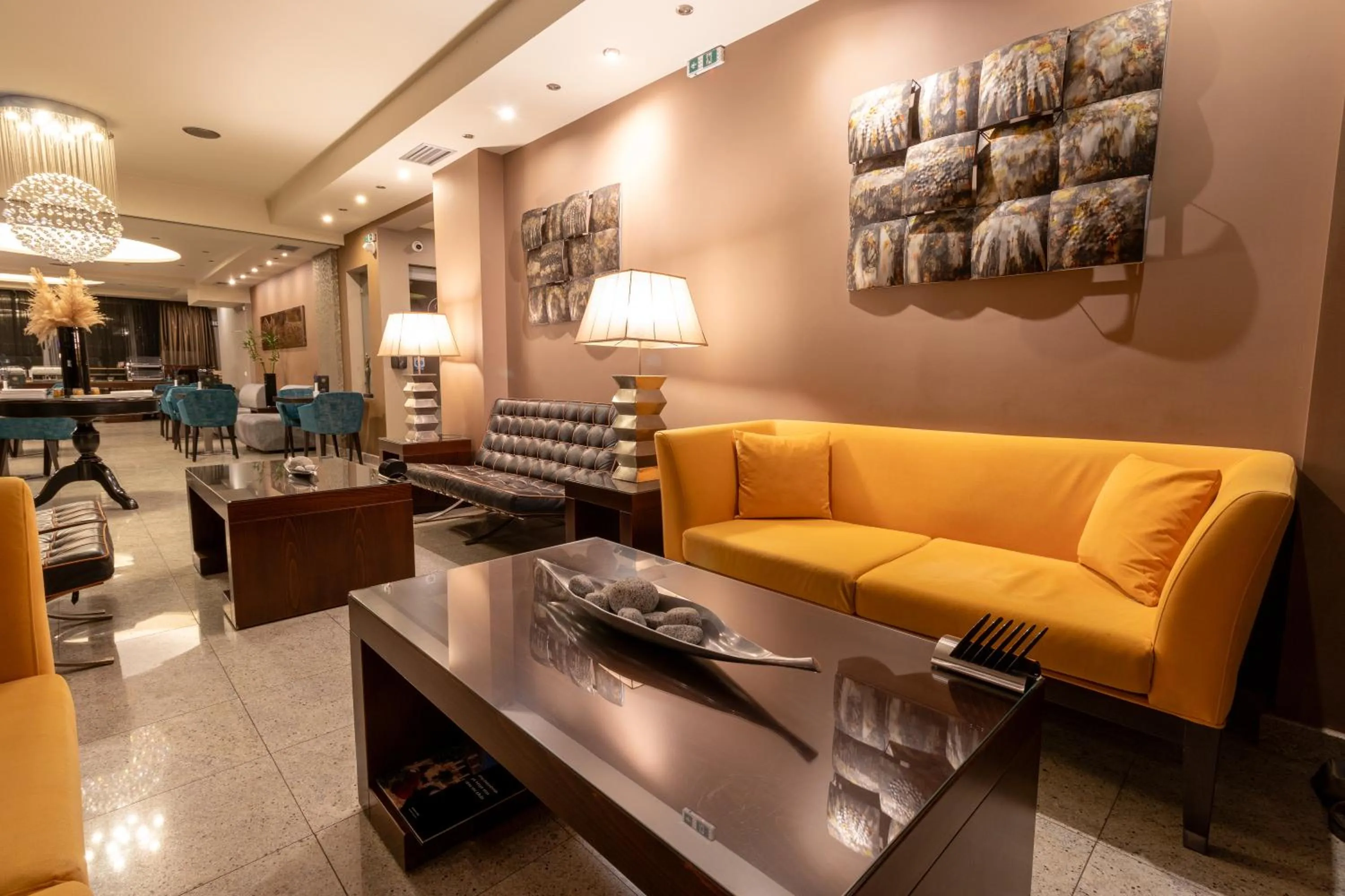 Living room in Flisvos Hotel Nafpaktos