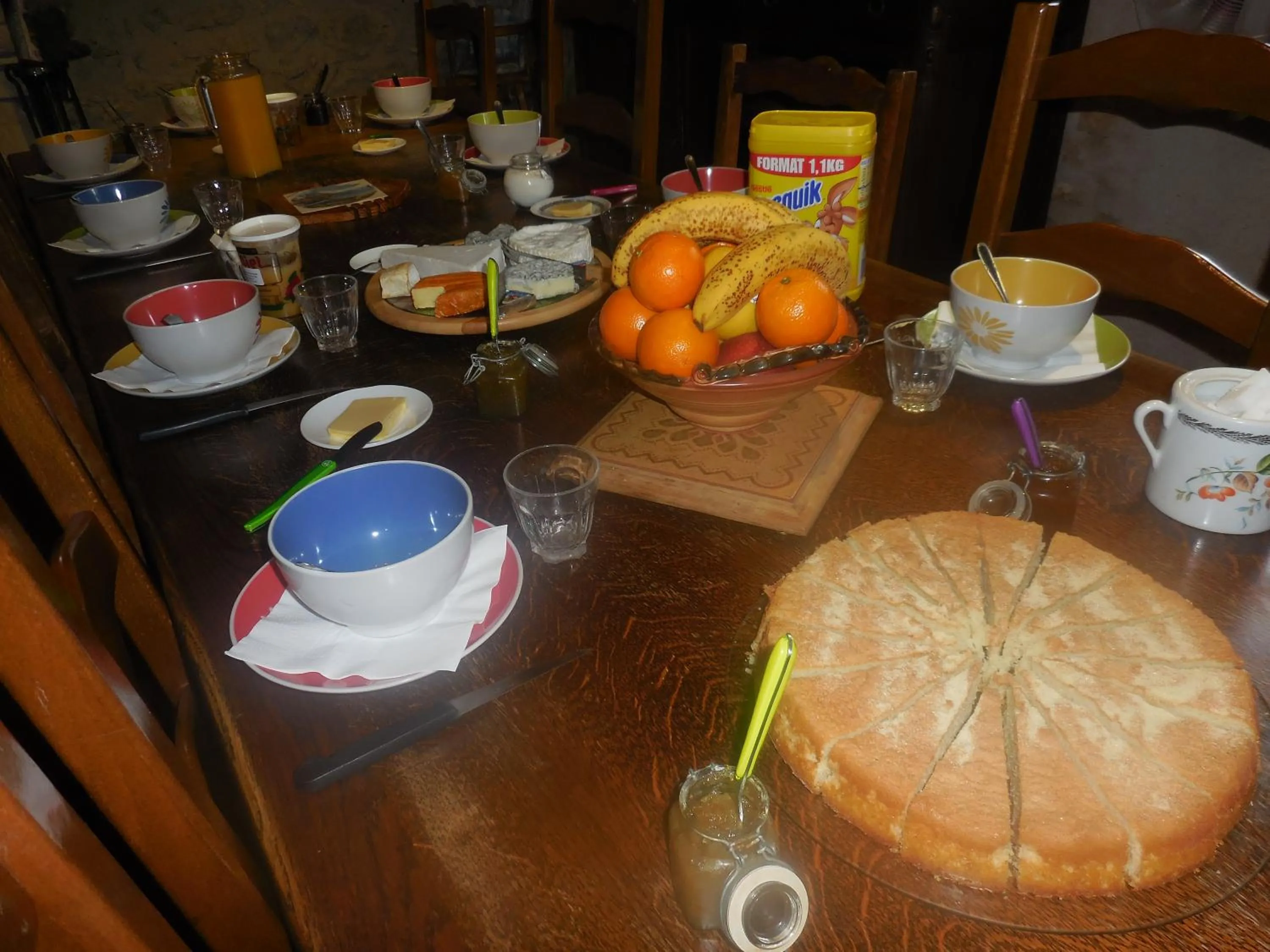 Continental breakfast in Les rouches