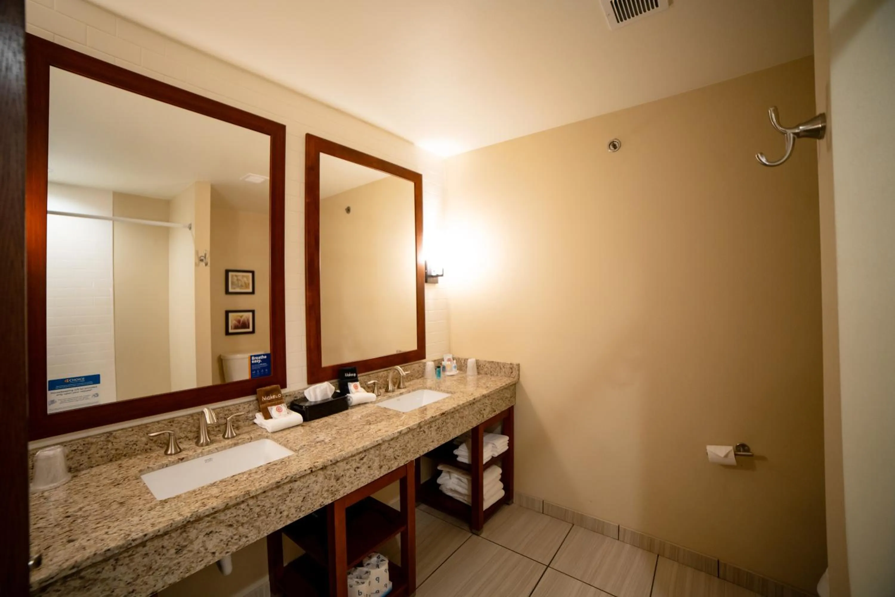 Bathroom in Comfort Suites University Brookings