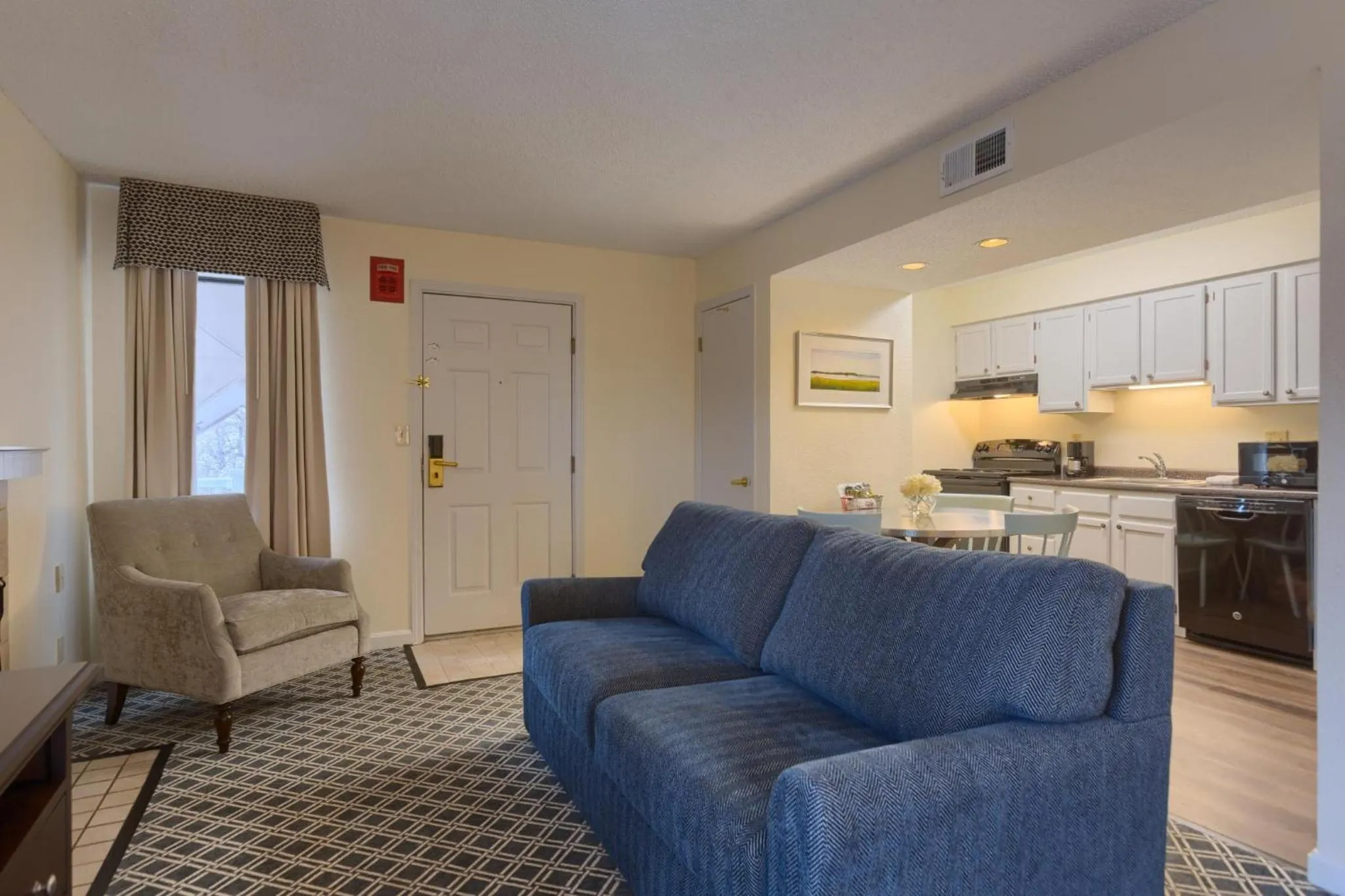 Living room in Residences at Daniel Webster