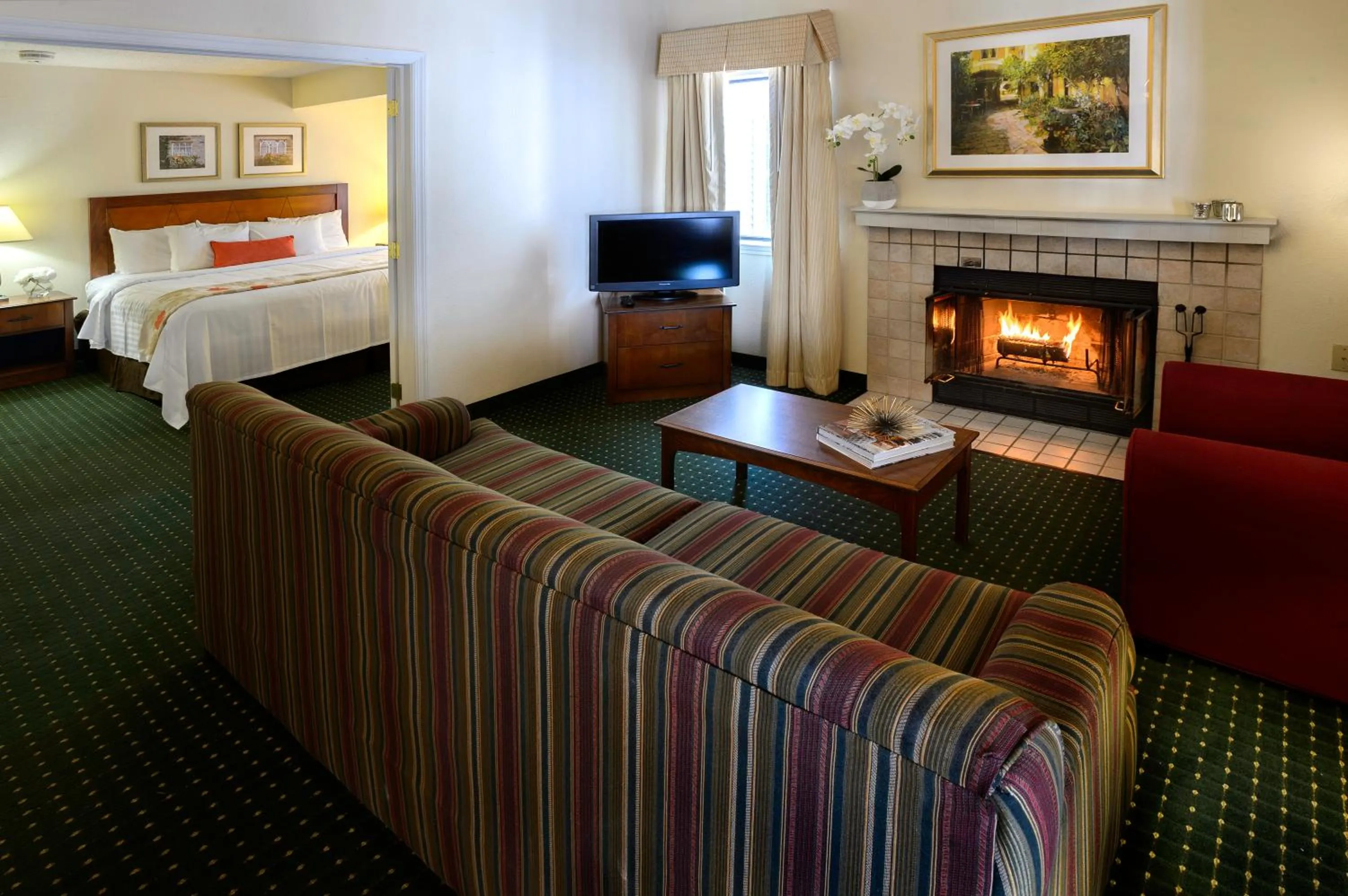Living room in Residences at Daniel Webster