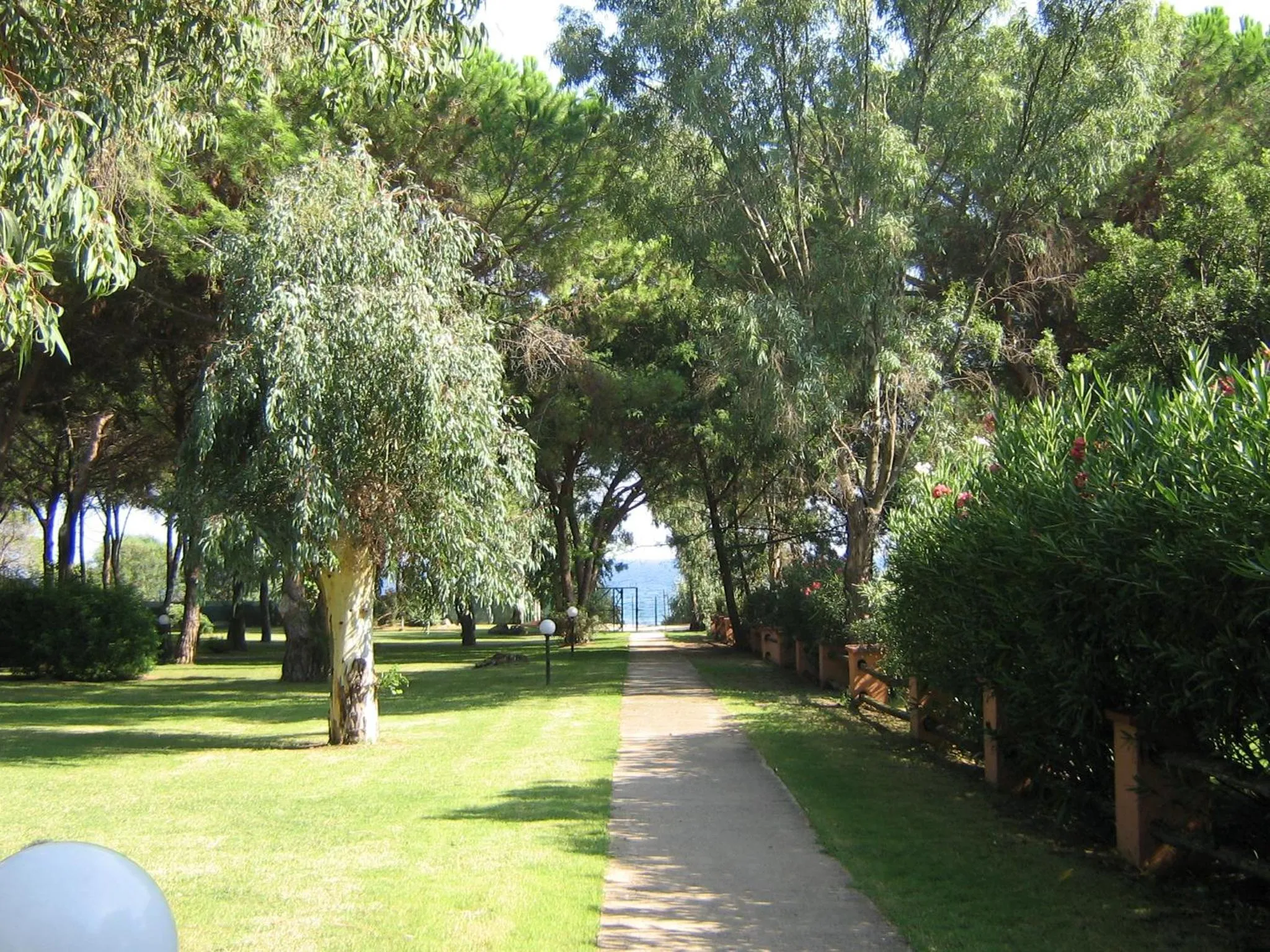 Garden view in Baia Delle Palme Beach