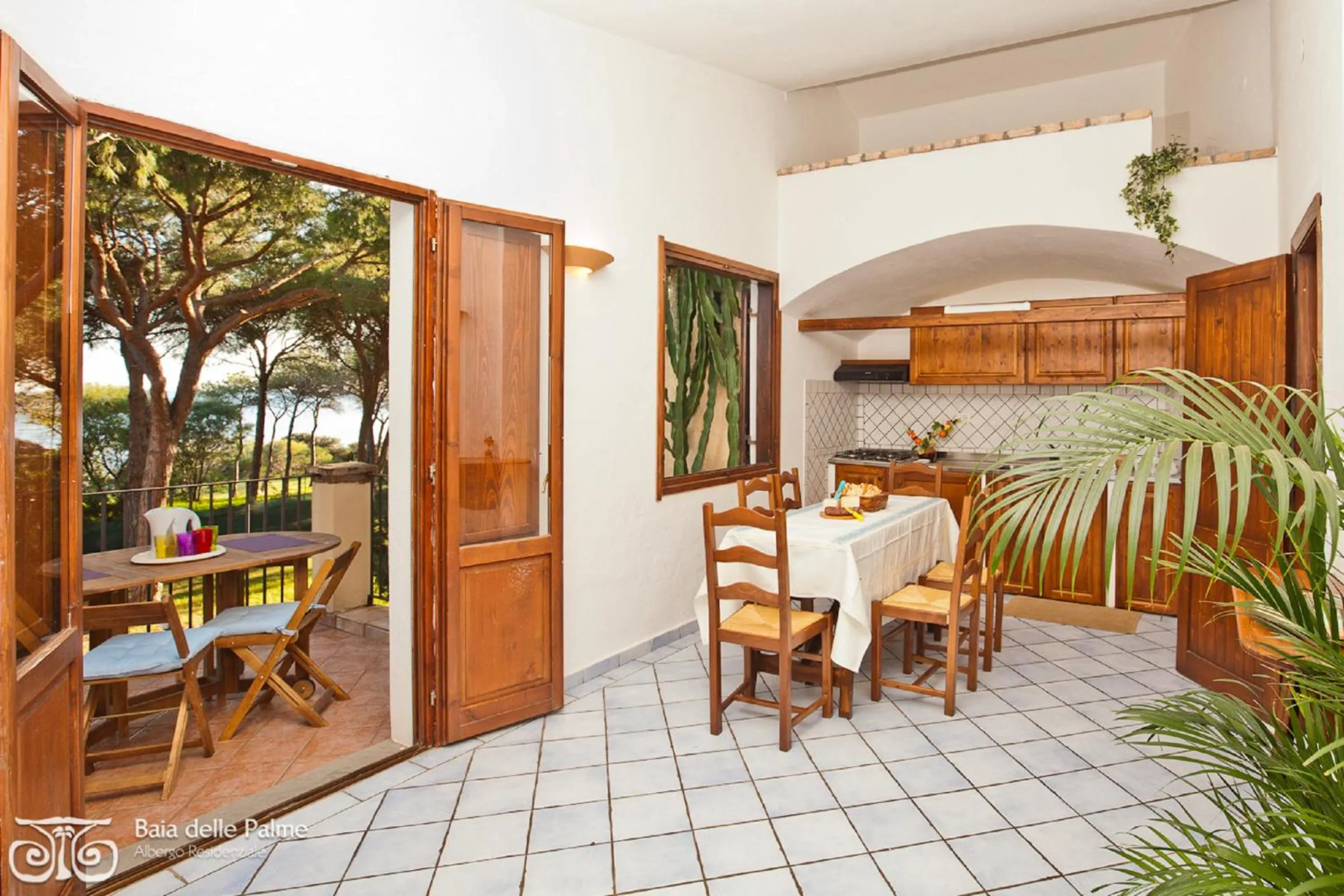 Kitchen or kitchenette in Baia Delle Palme Beach