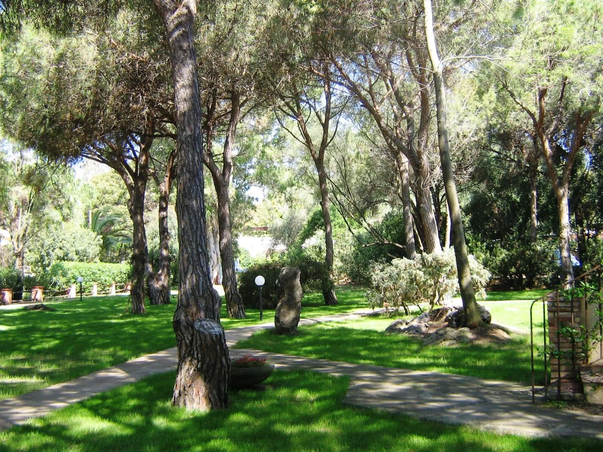 Garden view in Baia Delle Palme Beach