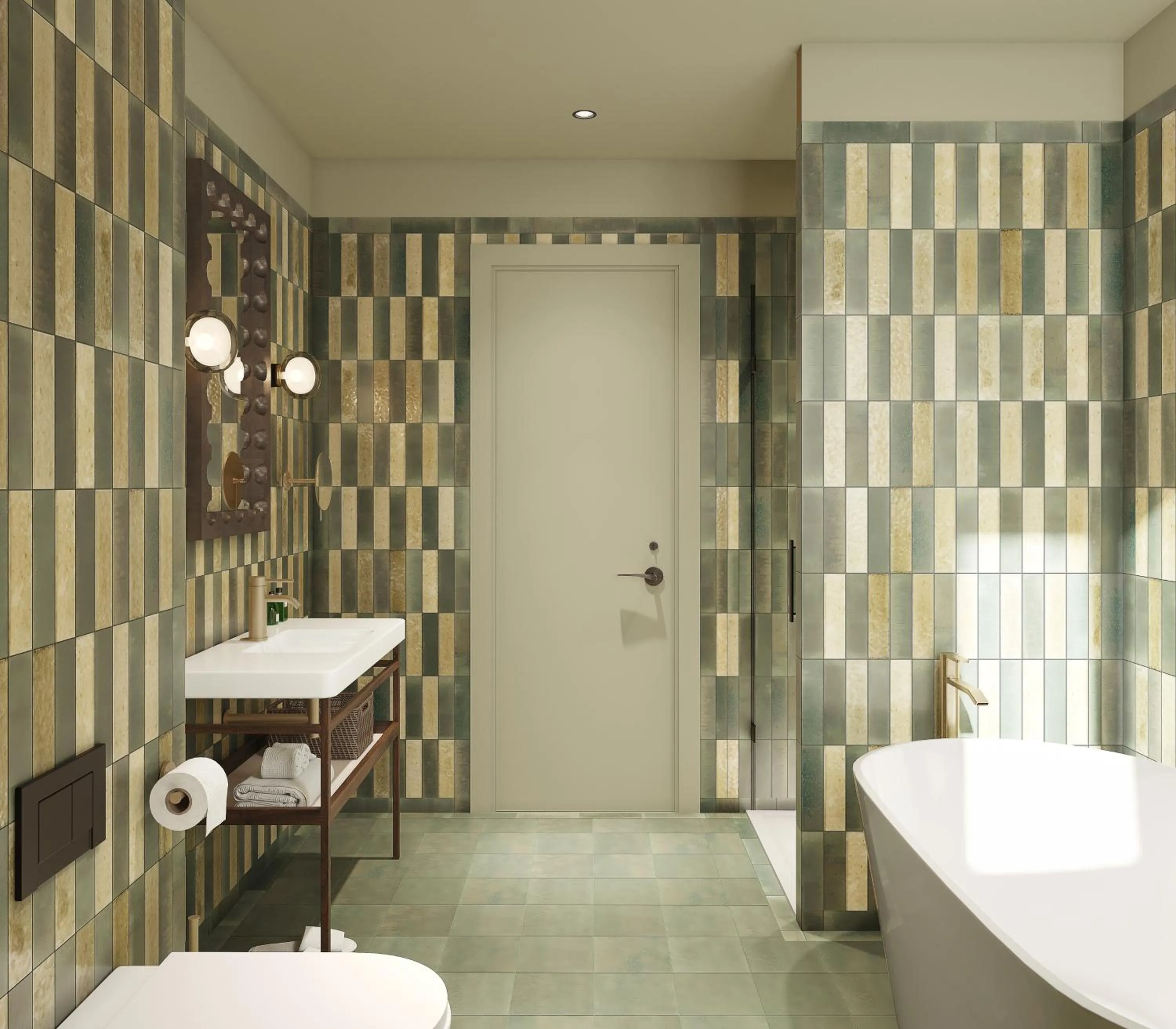 Bathroom in Hotel Gounod Fully Renovated