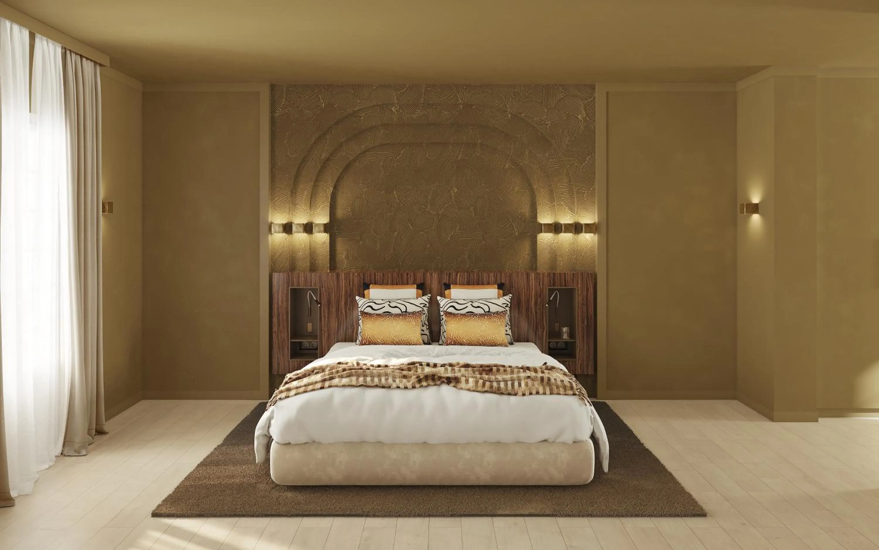 Bed in Hotel Gounod Fully Renovated