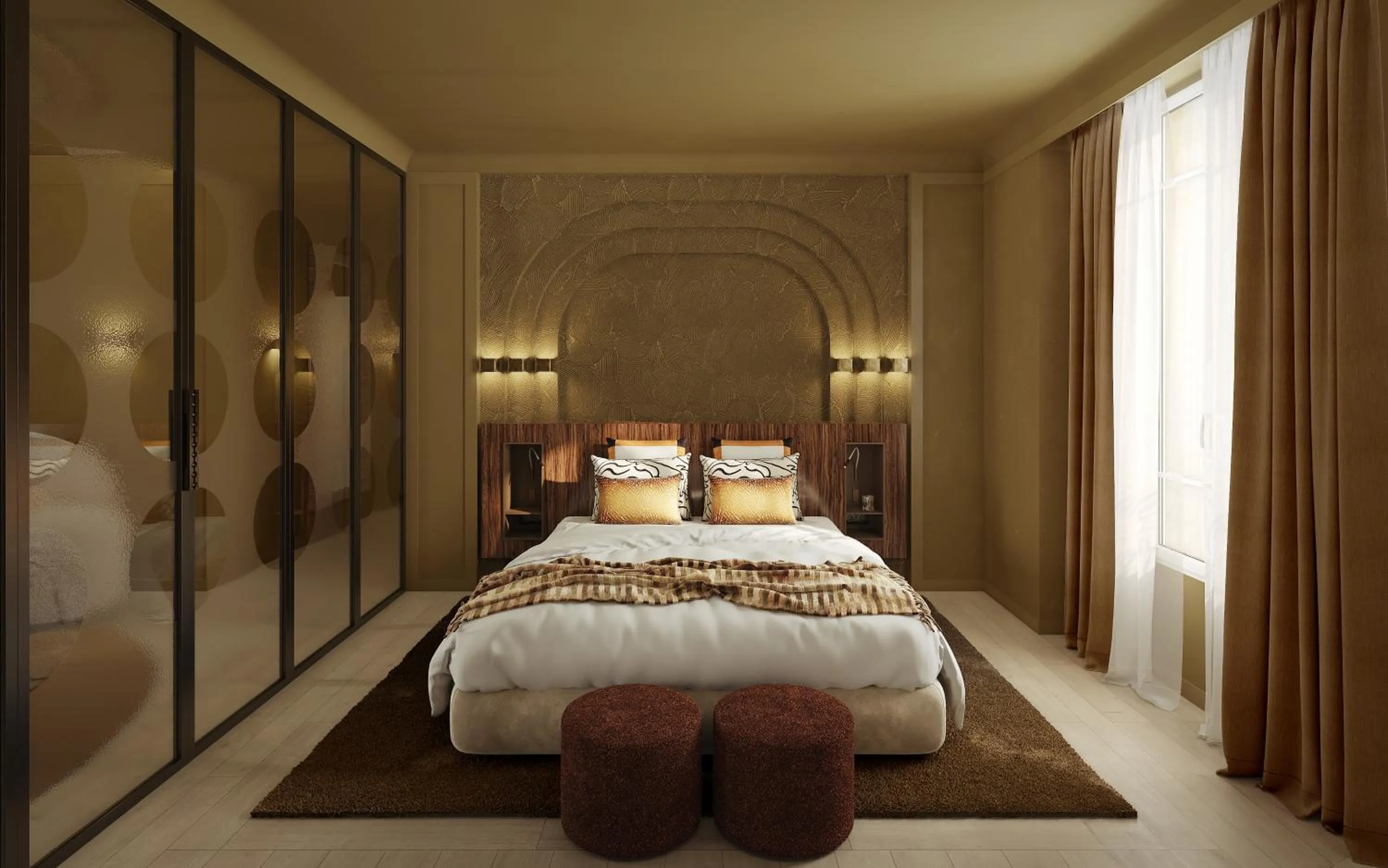 Bed in Hotel Gounod Fully Renovated