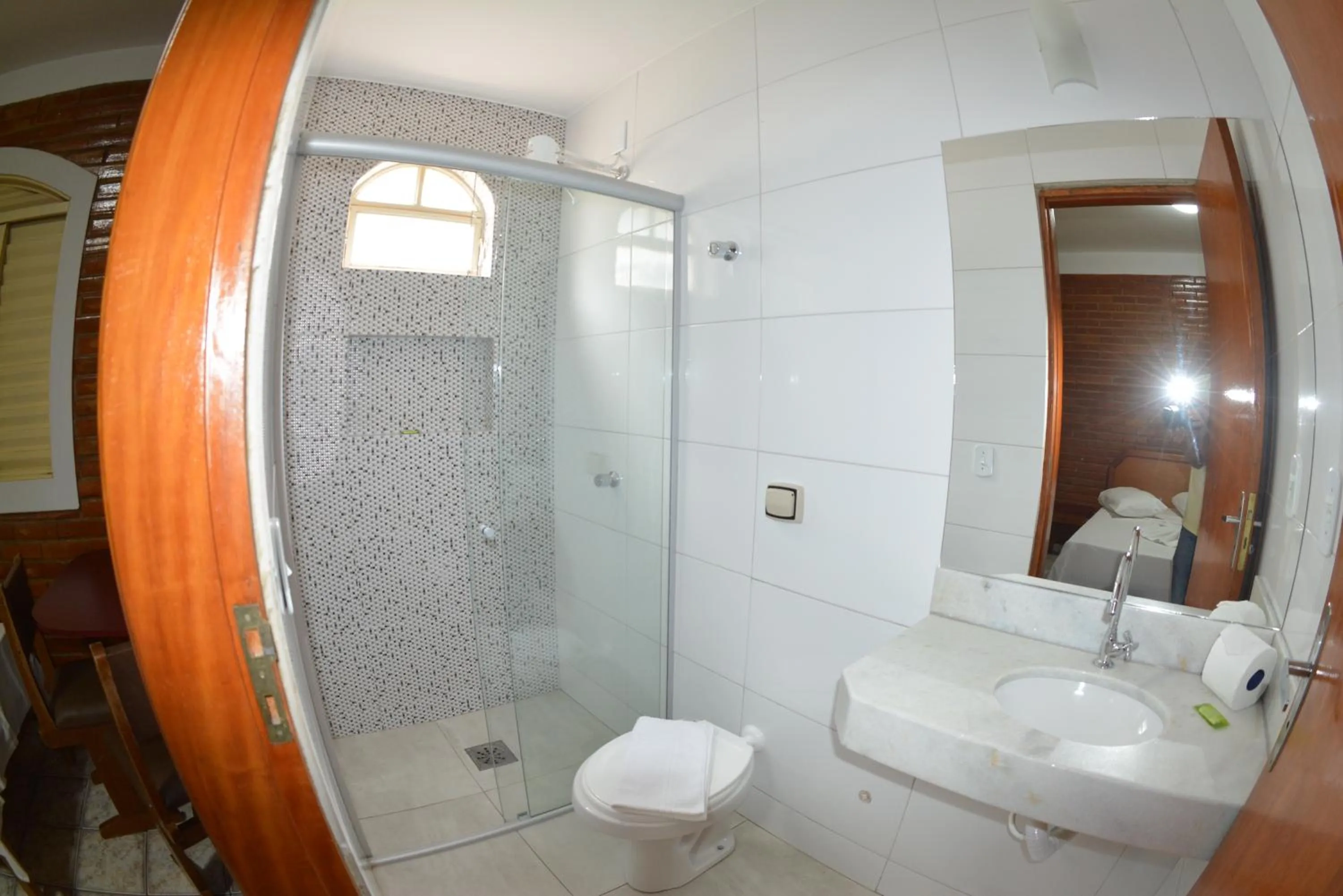 Bathroom in Pousada Recanto das Caldas