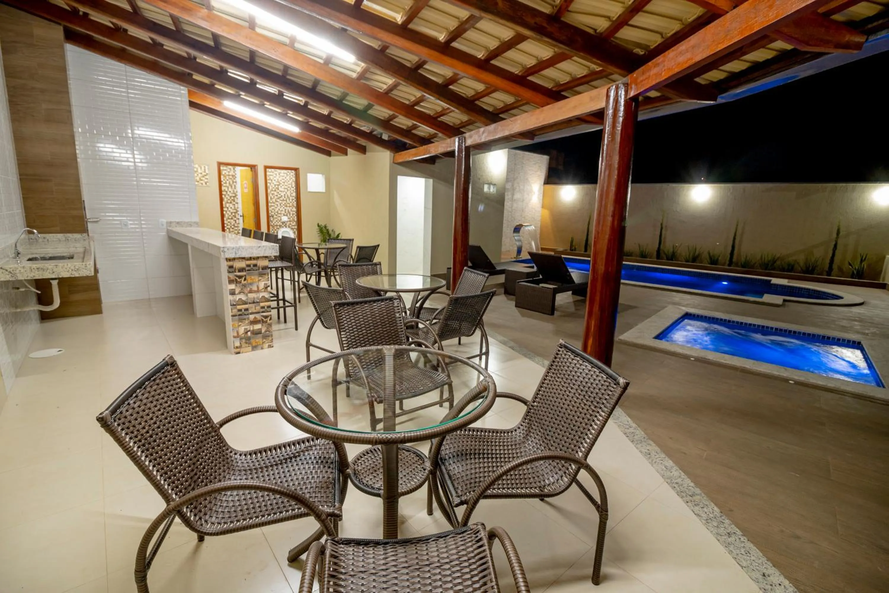 Lounge or bar in Pousada Recanto das Caldas