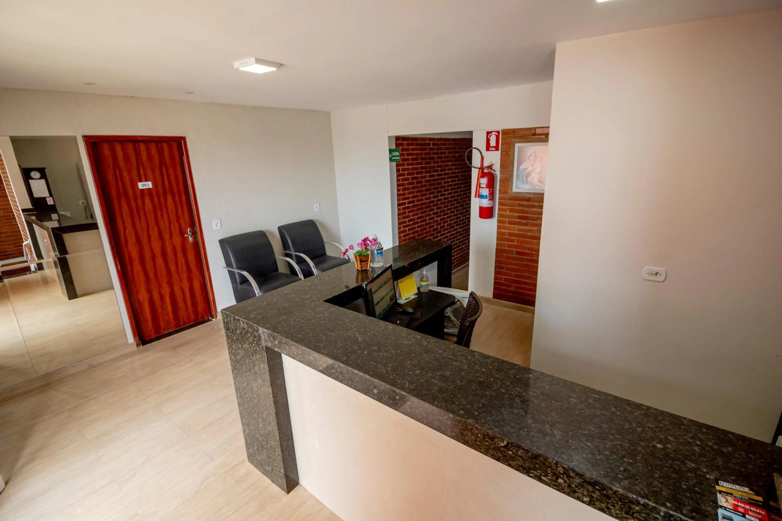 Lobby or reception in Pousada Recanto das Caldas