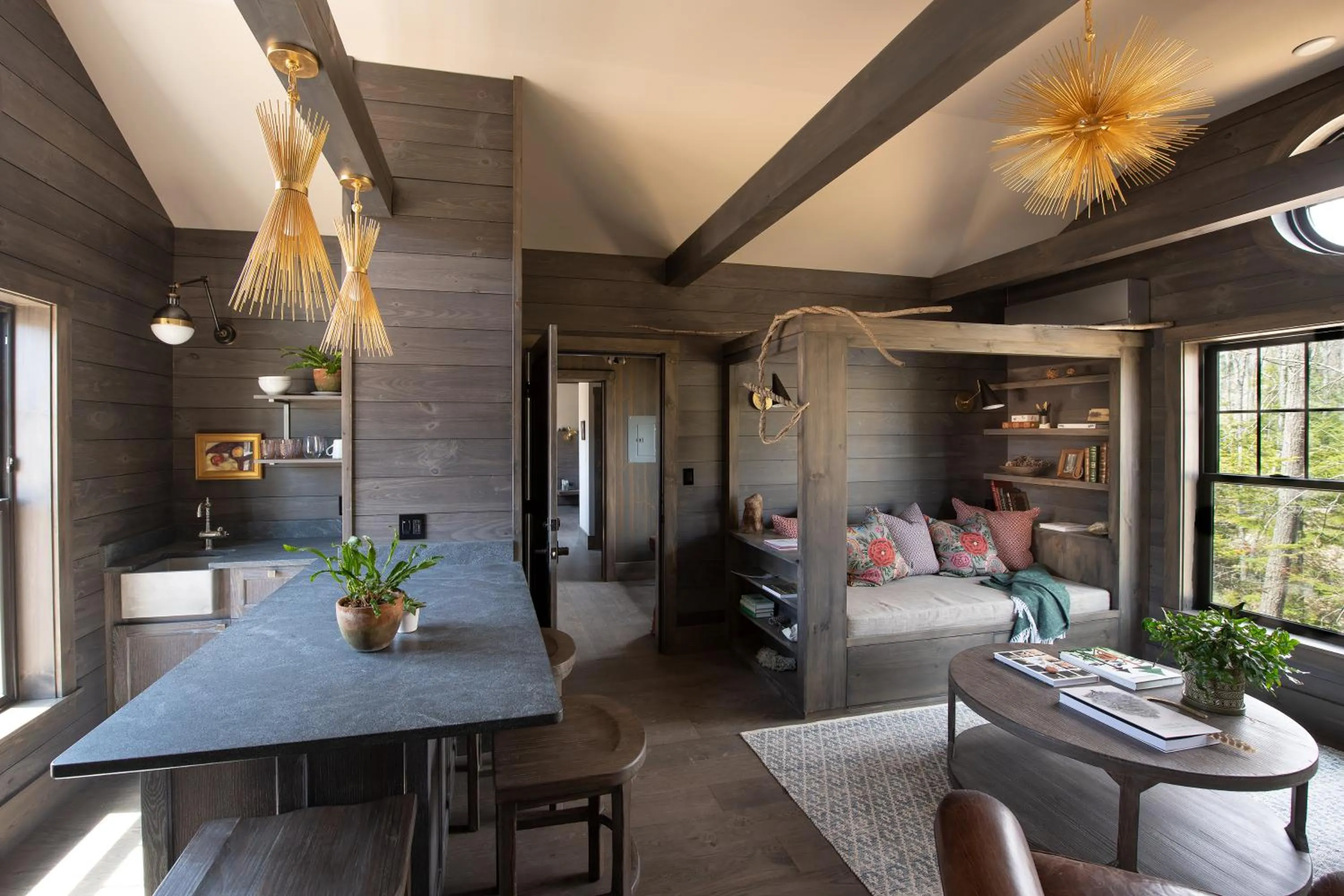 Seating area in Hidden Pond Resort