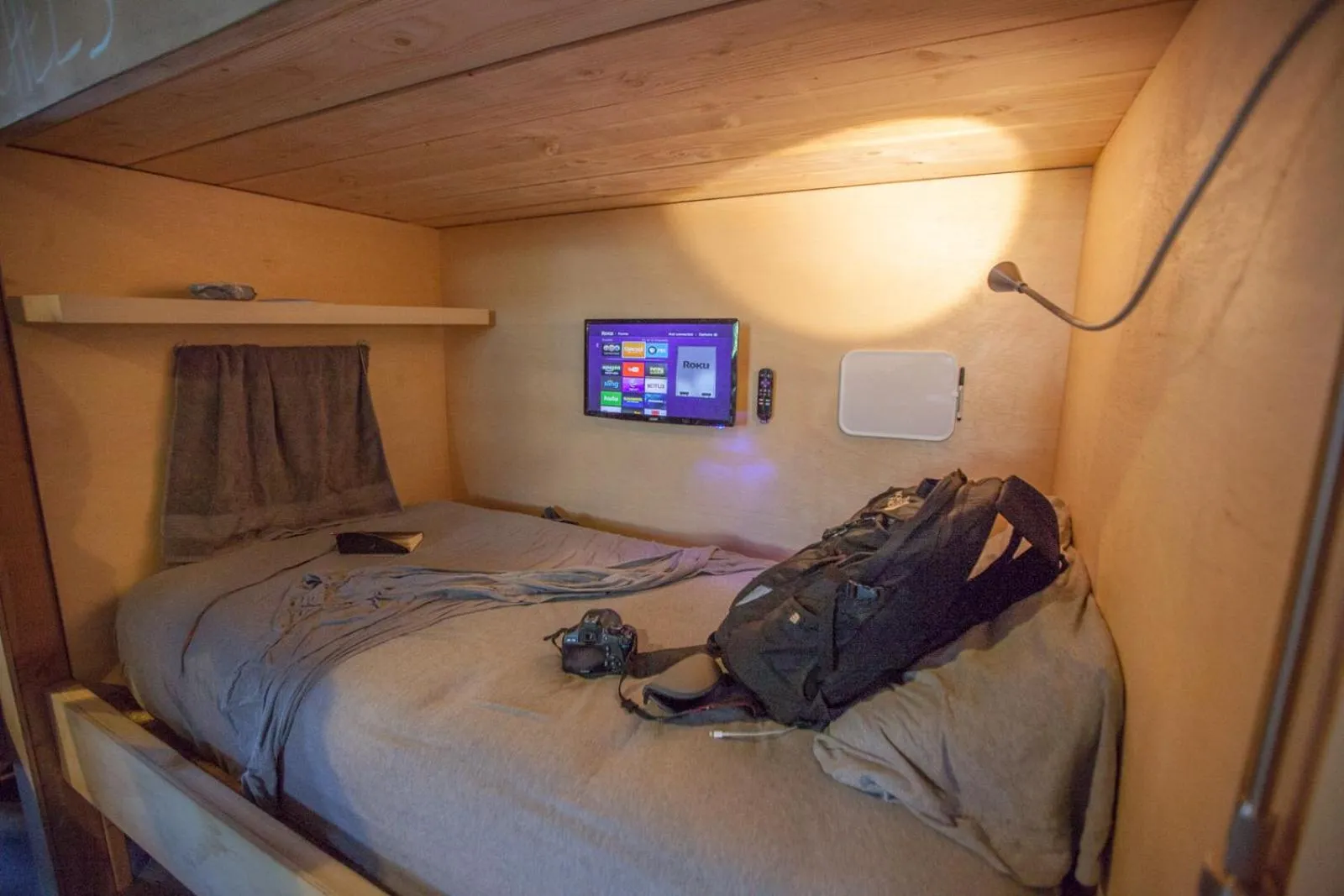 Bed in PodShare DTLA