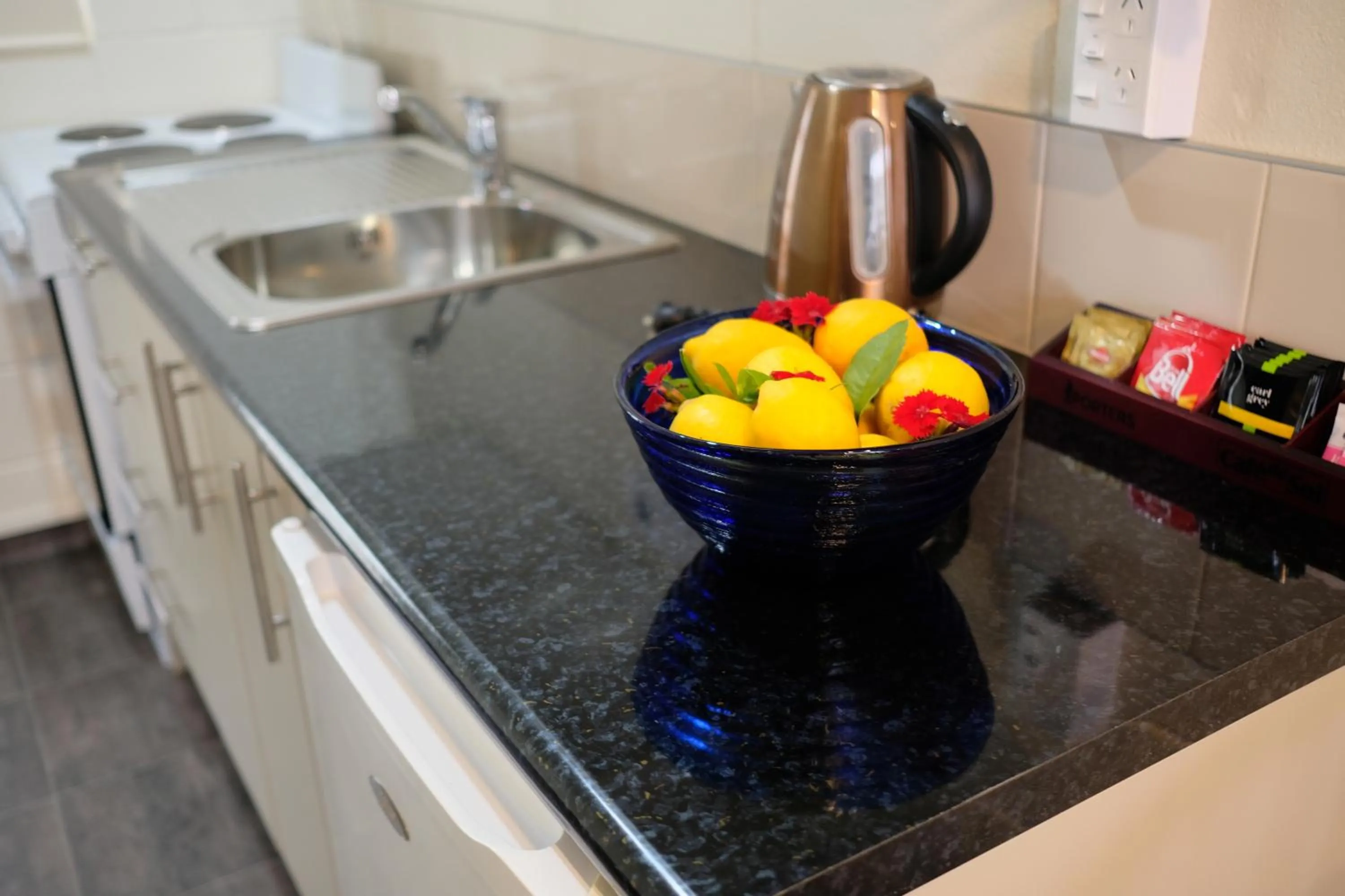 Kitchen or kitchenette in Montana Lodge Motel