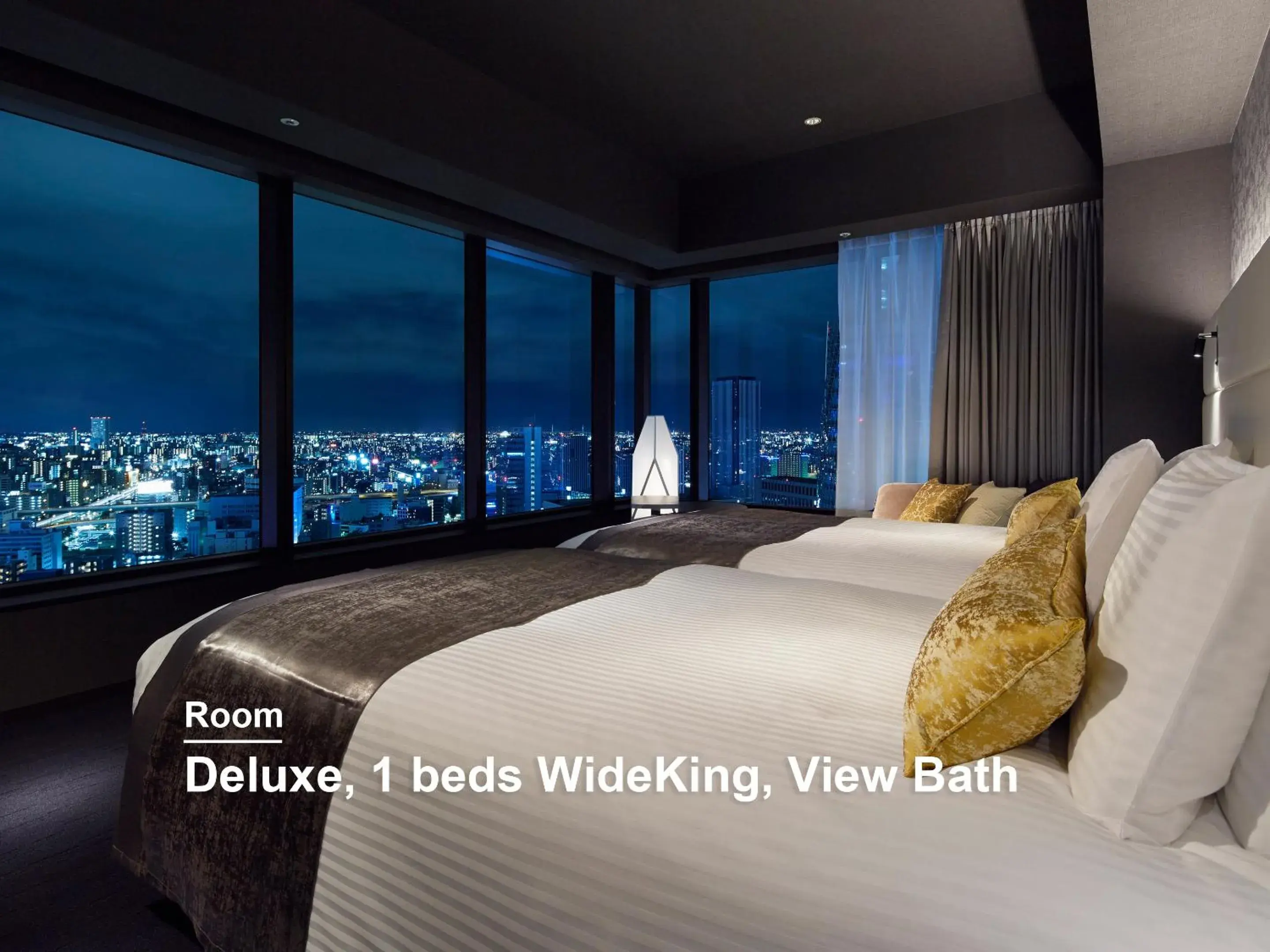 View (from property/room), Bed in Mitsui Garden Hotel Nagoya Premier View (from property/room), Bed in Mitsui Garden Hotel Nagoya Premier