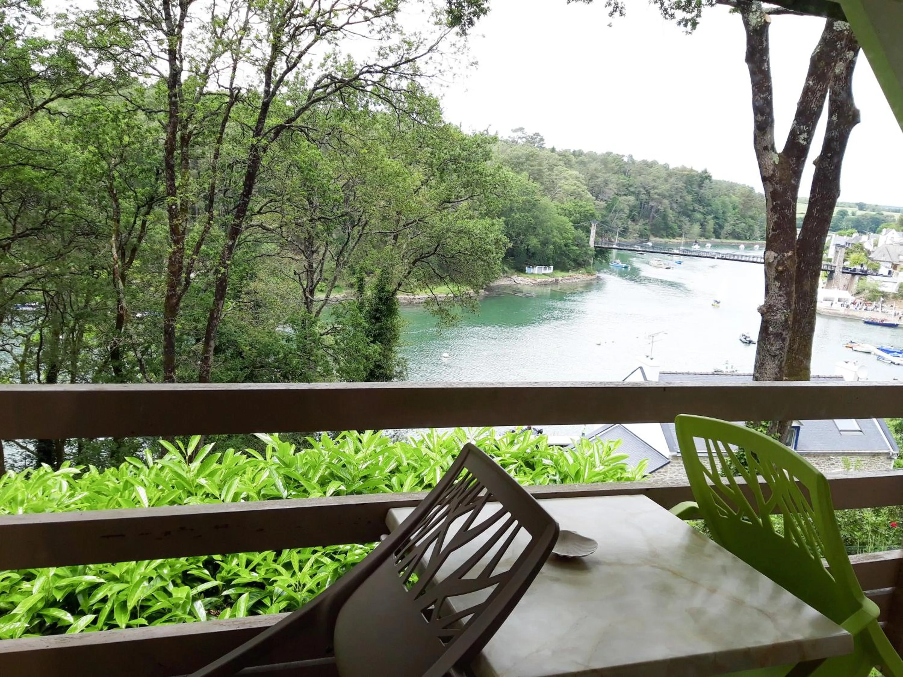 Balcony/Terrace in Hotel Alicia Auray Le Bono