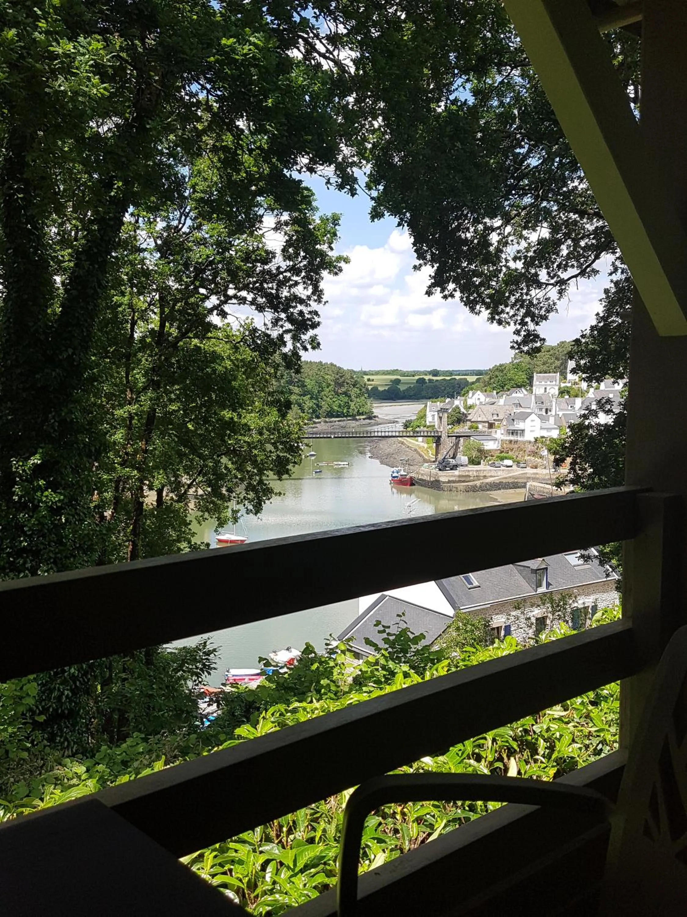 Balcony/Terrace in Hotel Alicia Auray Le Bono