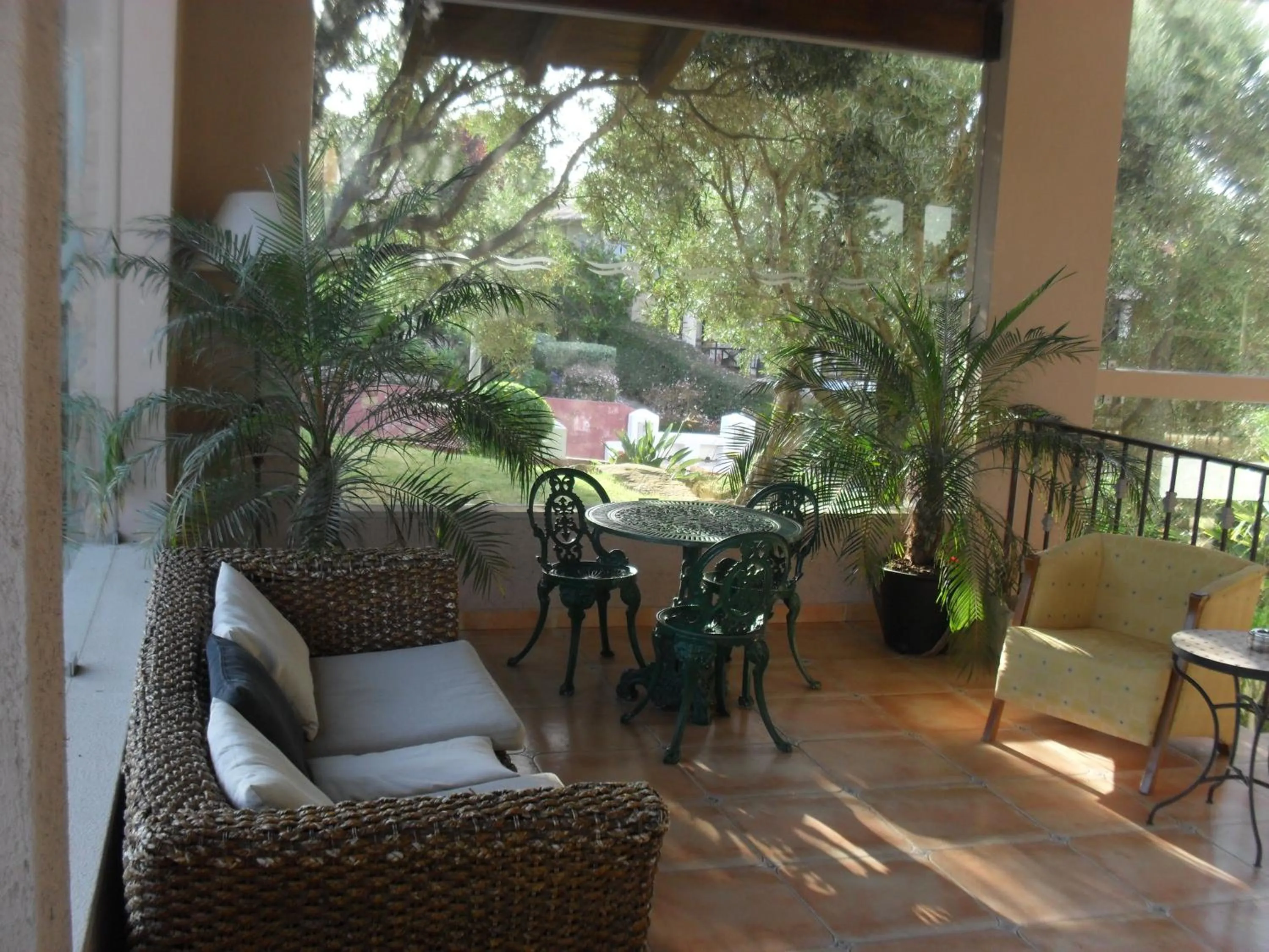 Seating area in Luzmar Villas