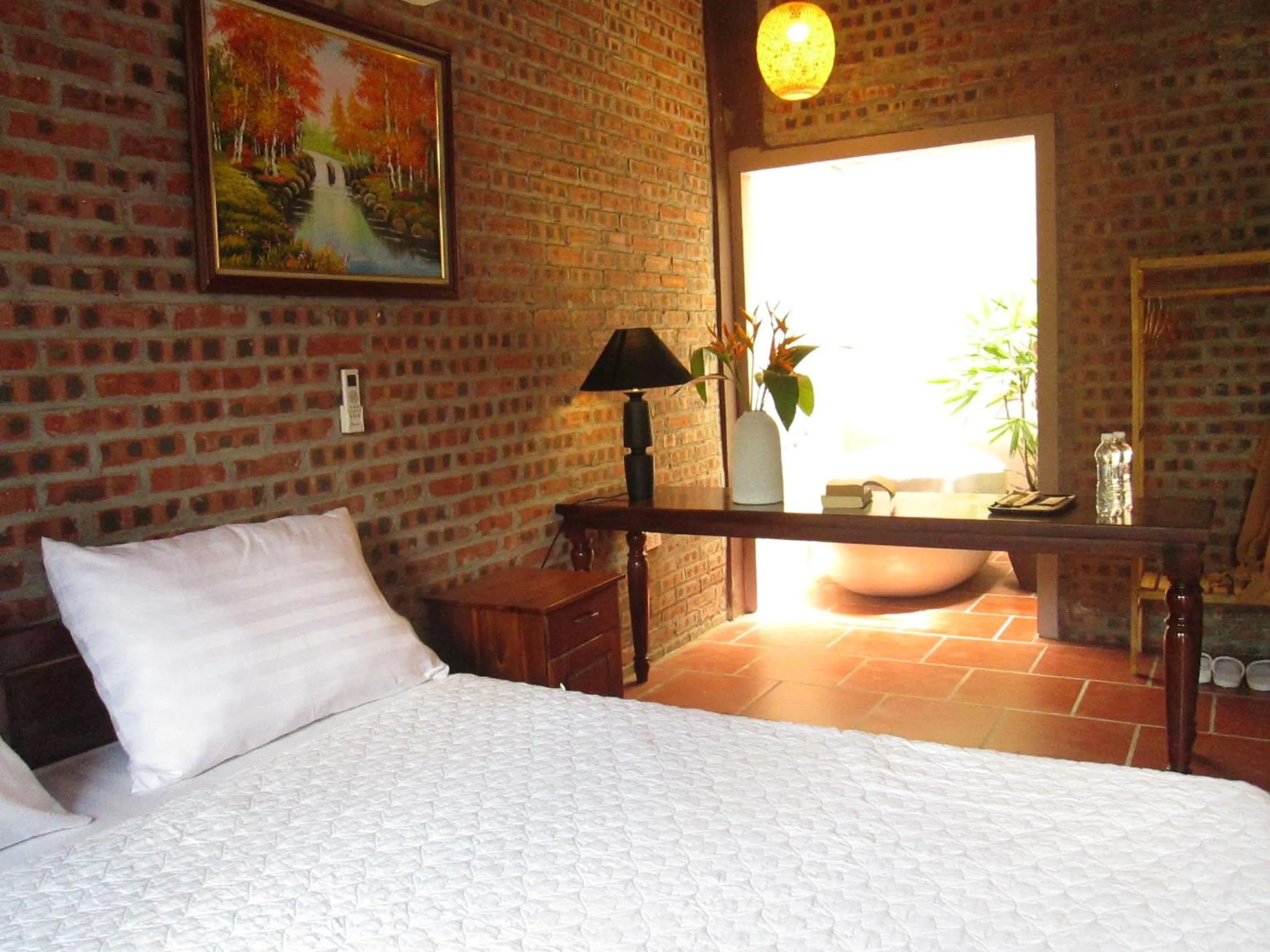 Bed in Ninh Binh Nature Homestay