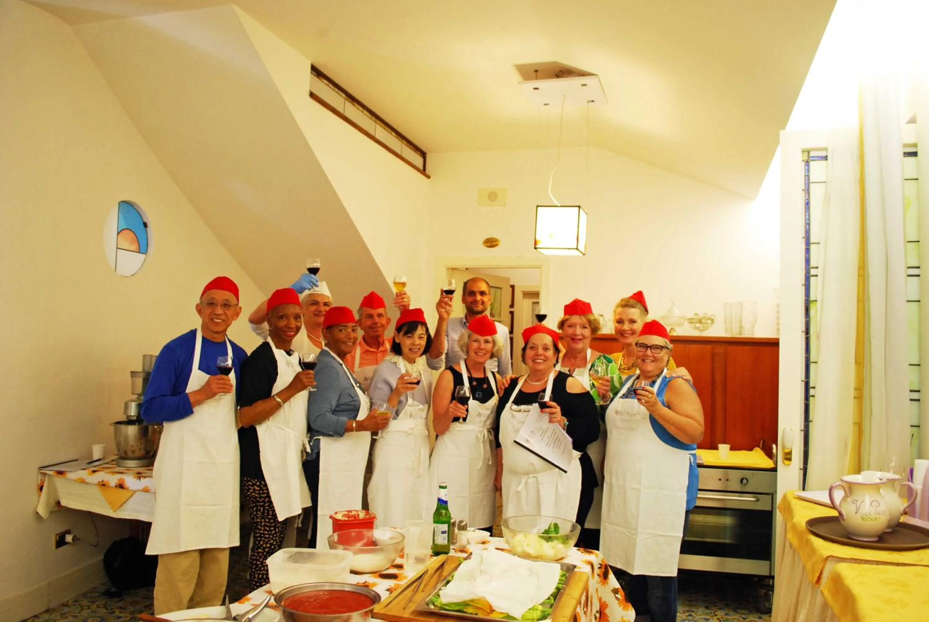 People in Villa Pane Resort