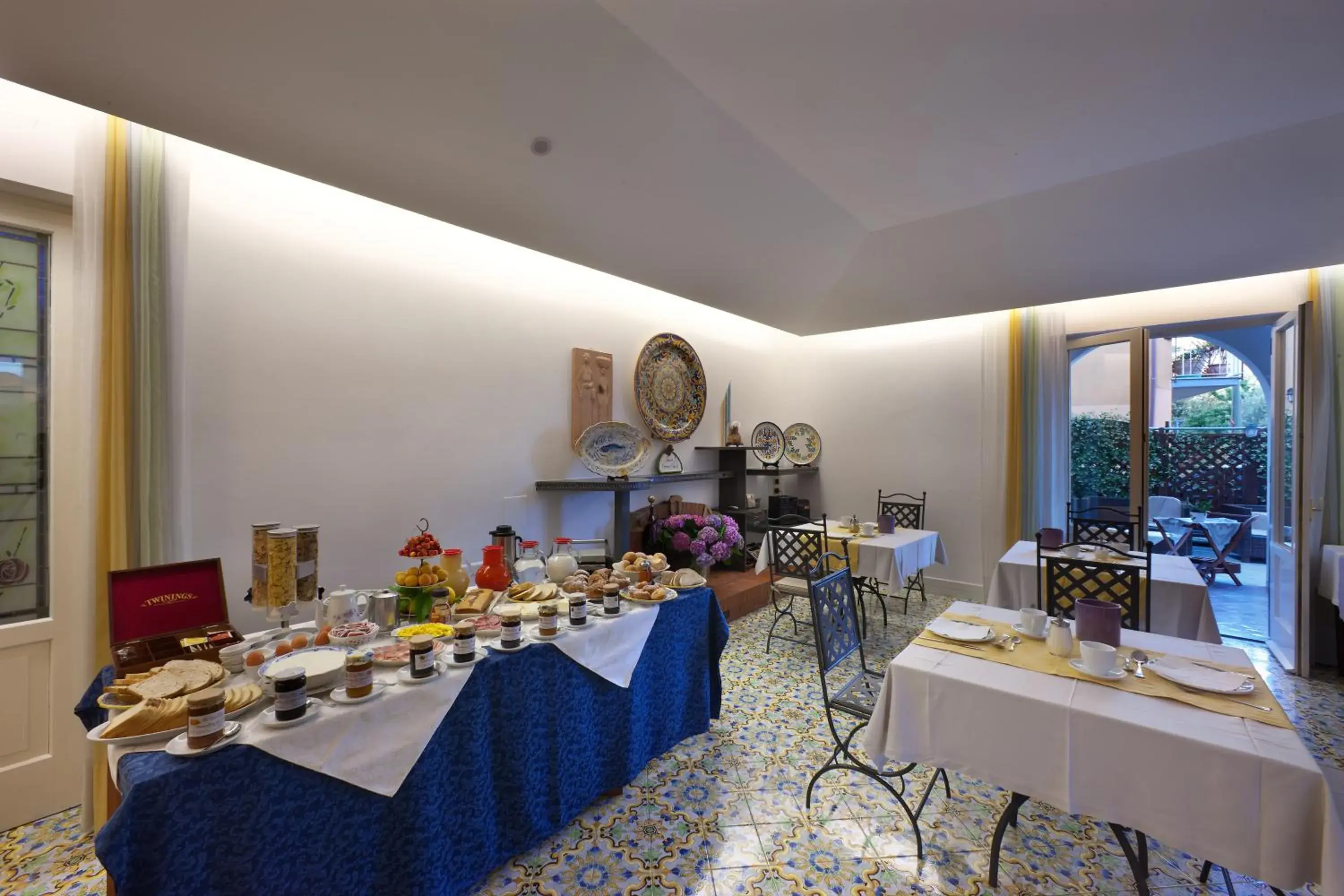 Buffet breakfast in Villa Pane Resort Buffet breakfast in Villa Pane Resort