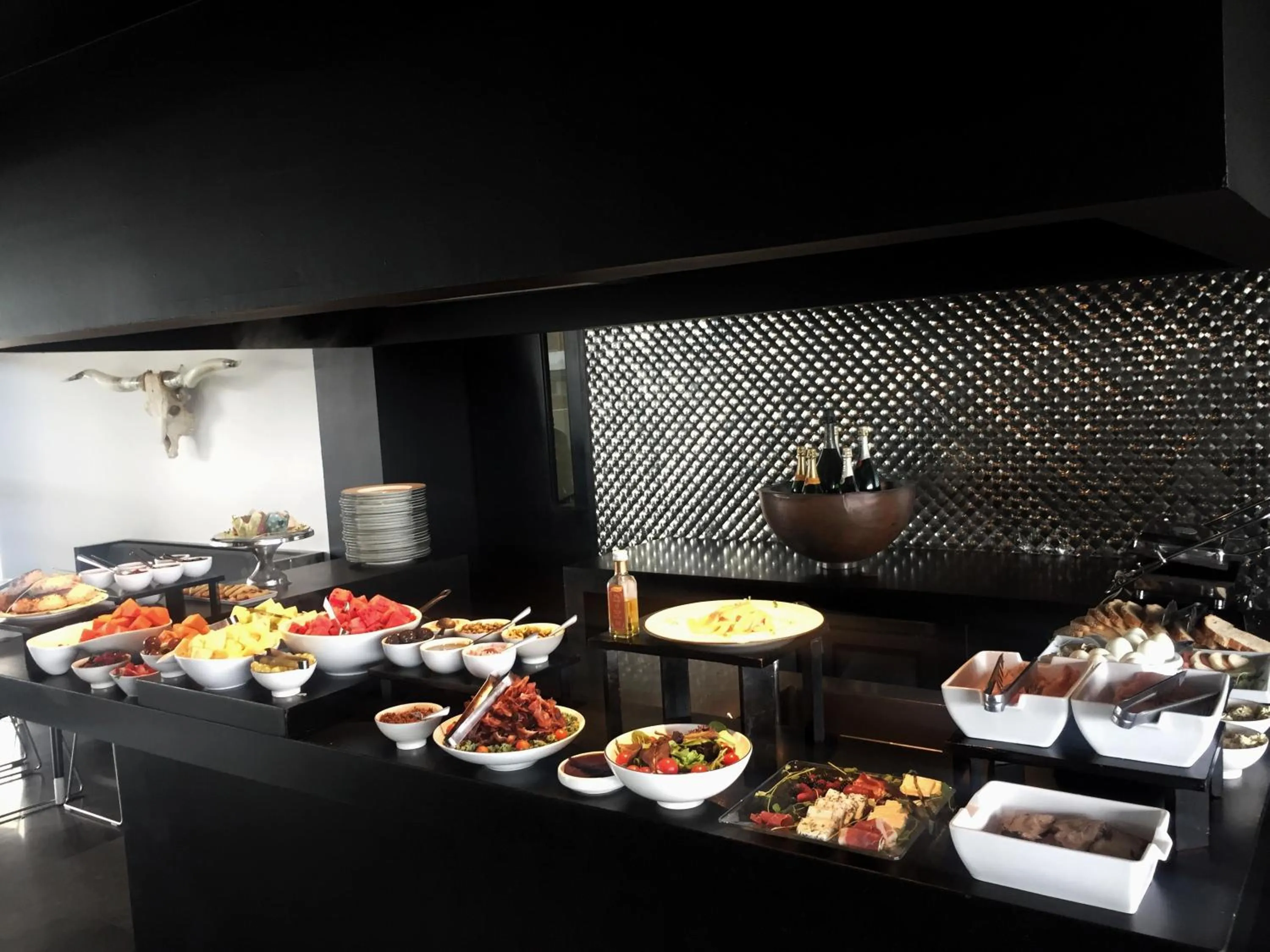 Continental breakfast in Habita Monterrey, a Member of Design Hotels