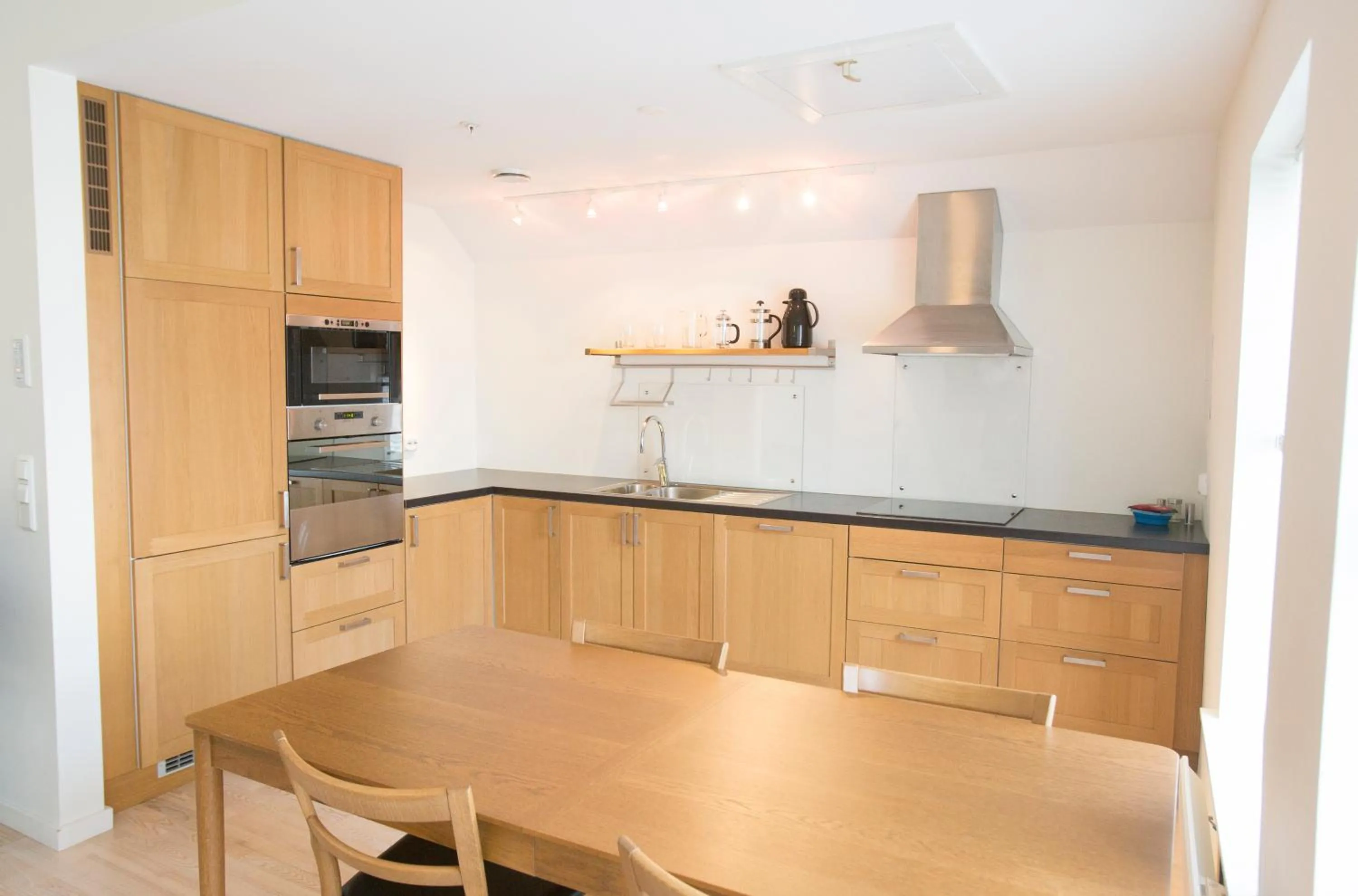 Kitchen or kitchenette in Bjørvika Apartments - Sølvberggata 17
