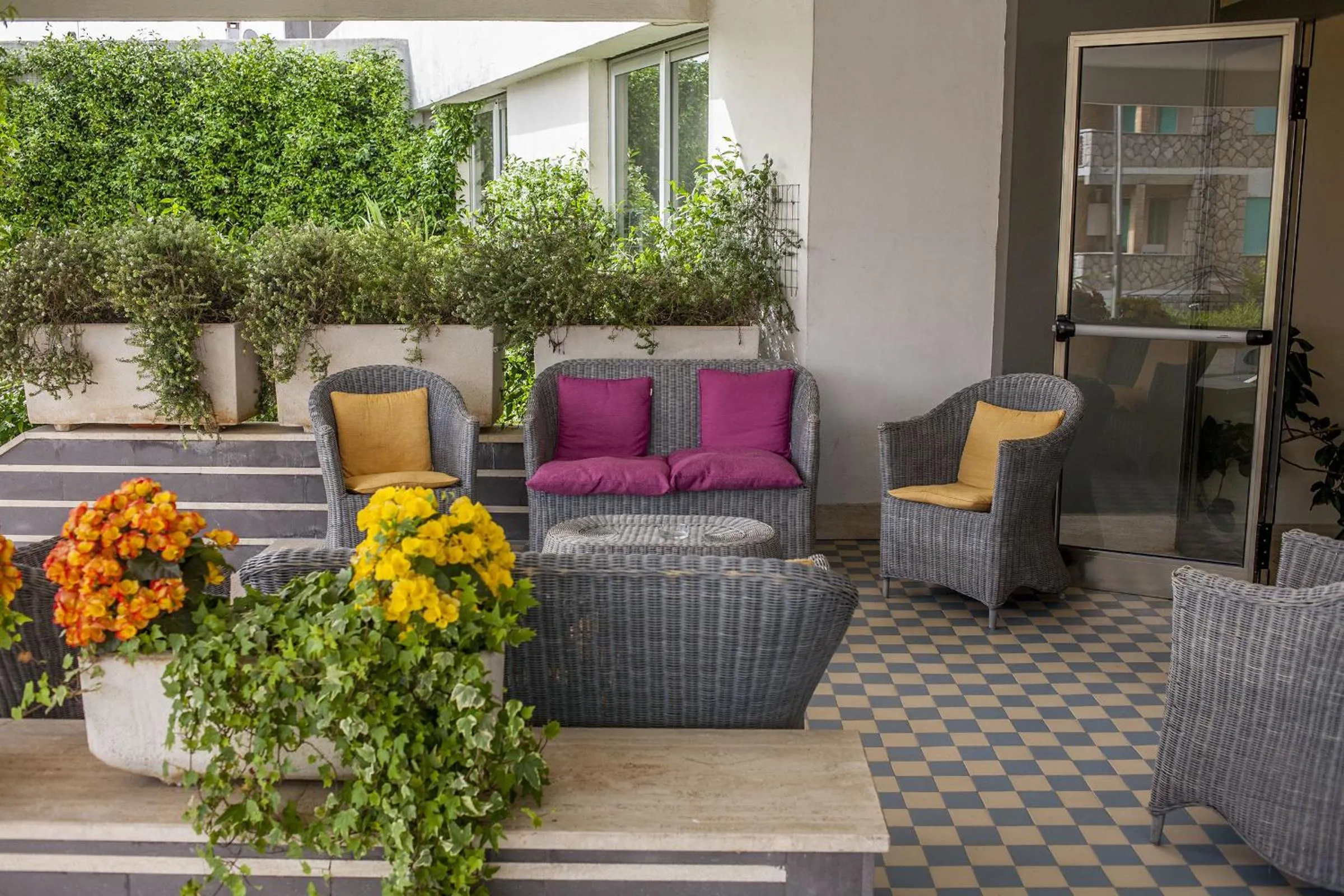 Patio in Hotel Enterprise