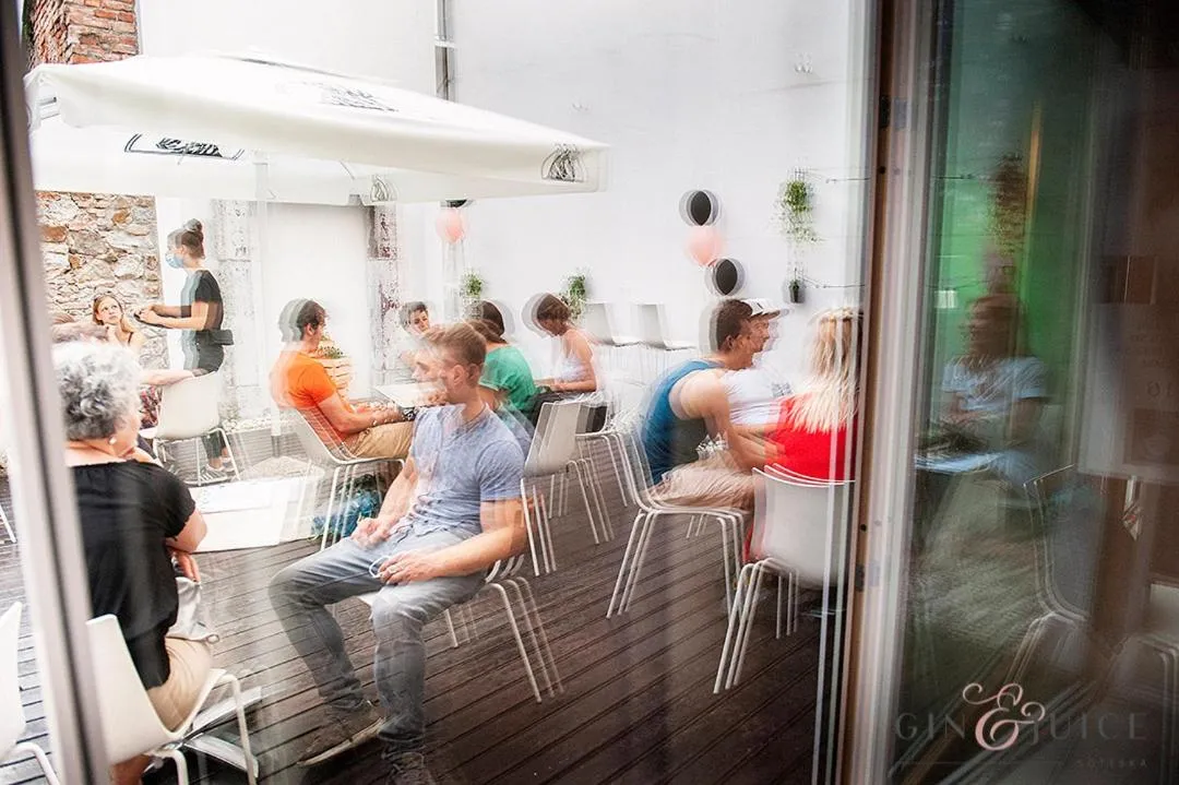 Seating area in Art Hotel