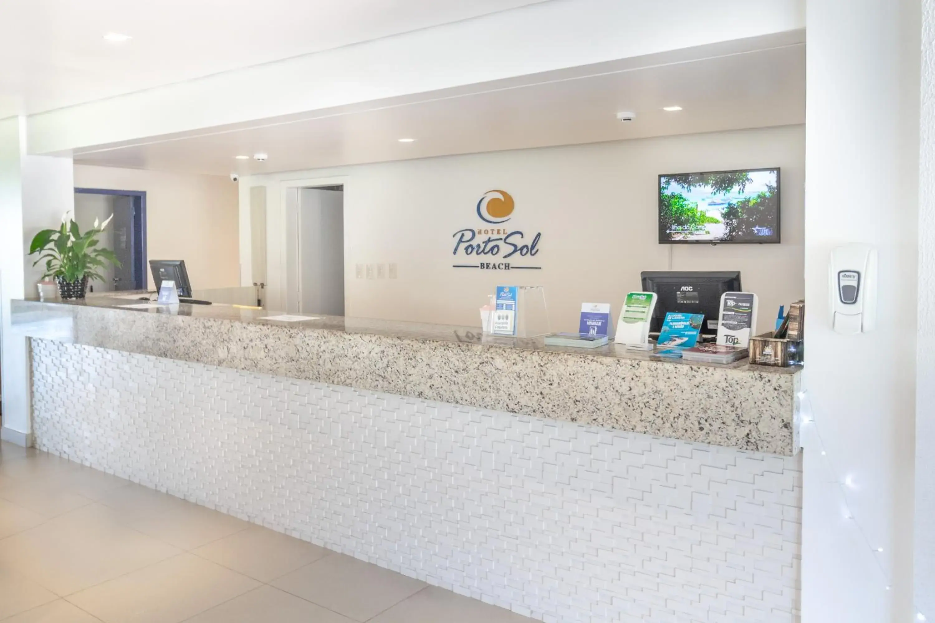 Lobby or reception in Hotel Porto Sol Beach Lobby or reception in Hotel Porto Sol Beach
