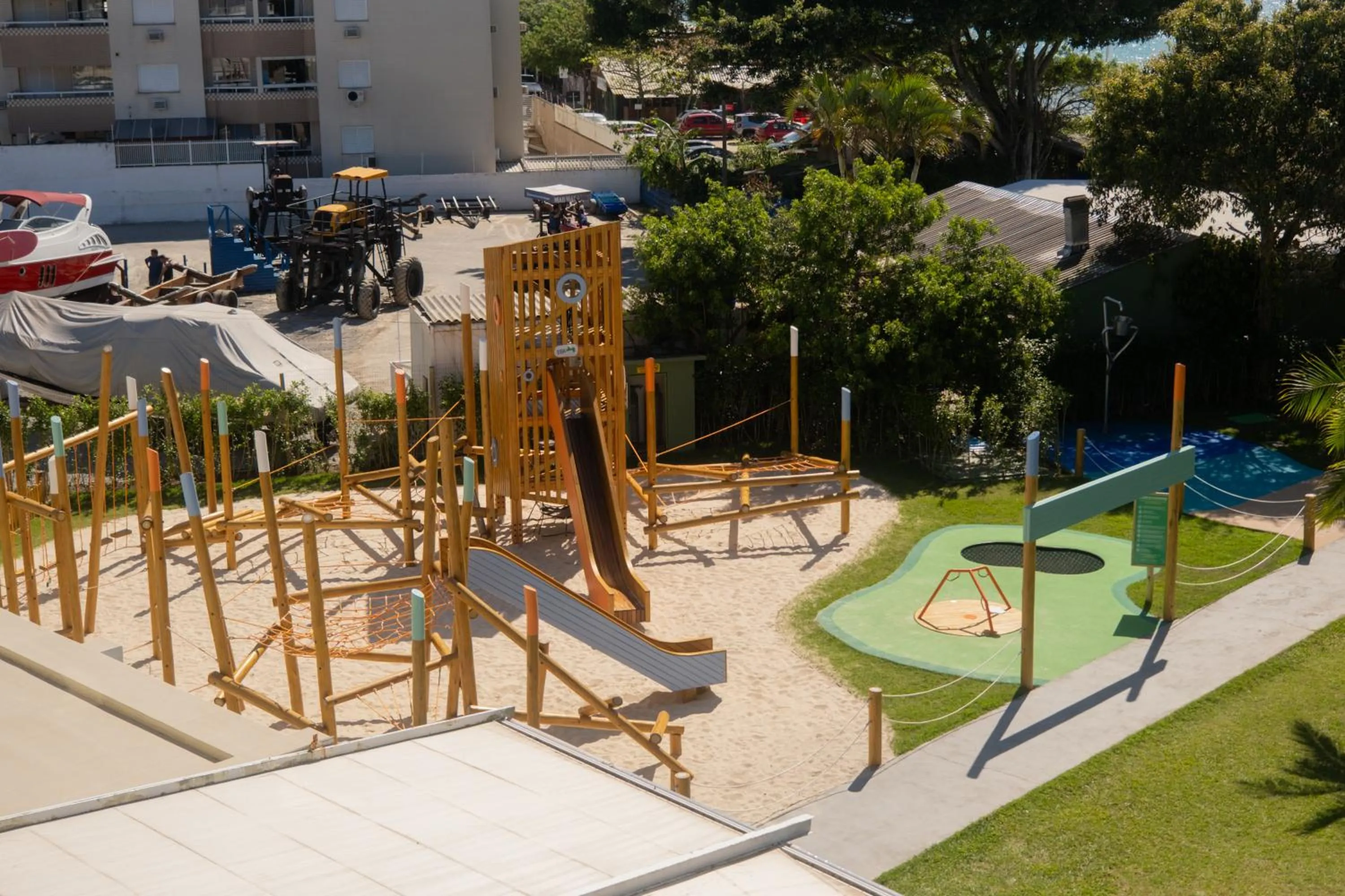 Children play ground in Hotel Porto Sol Beach