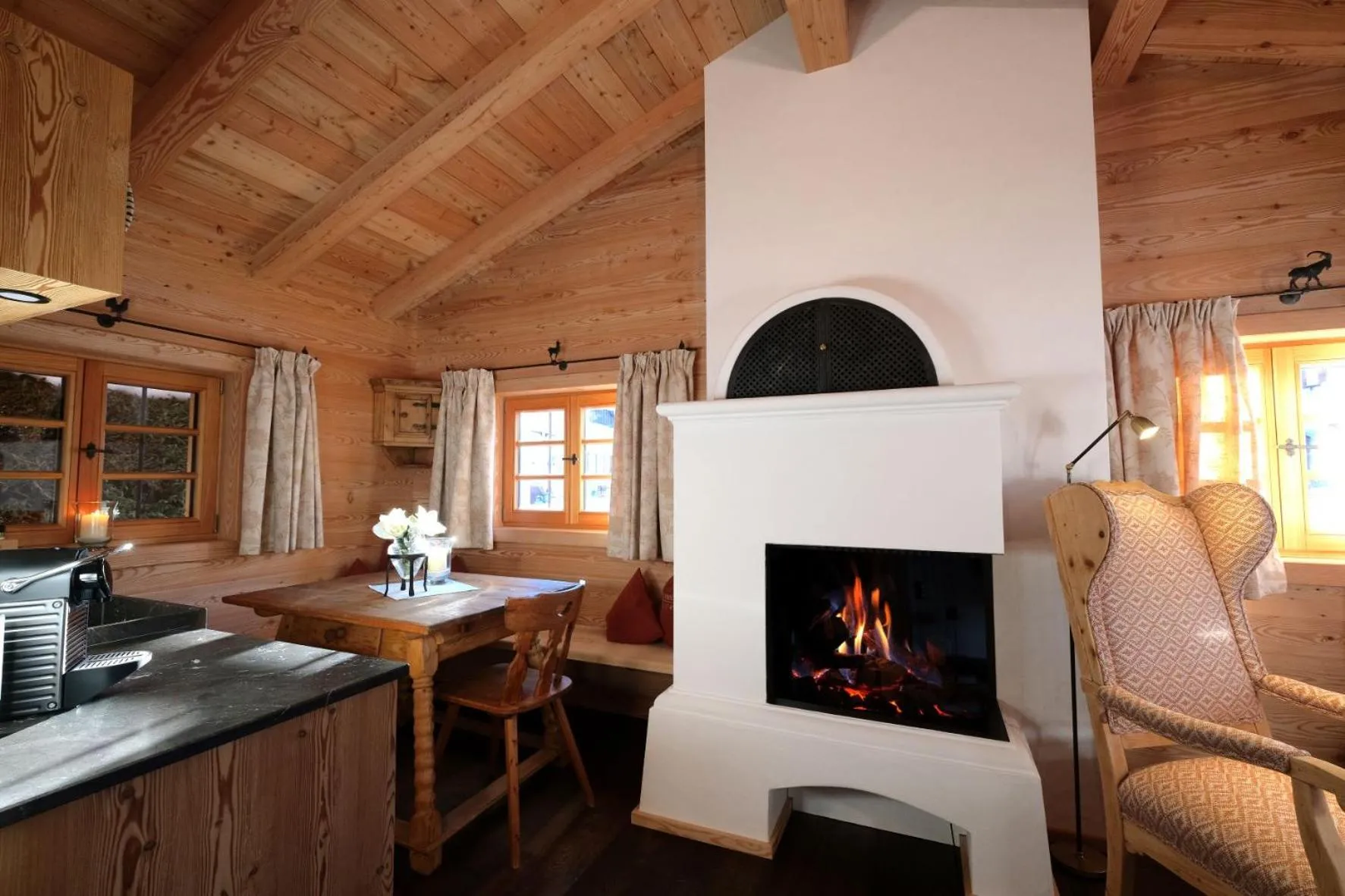 Kitchen or kitchenette in Hotel Maier zum Kirschner